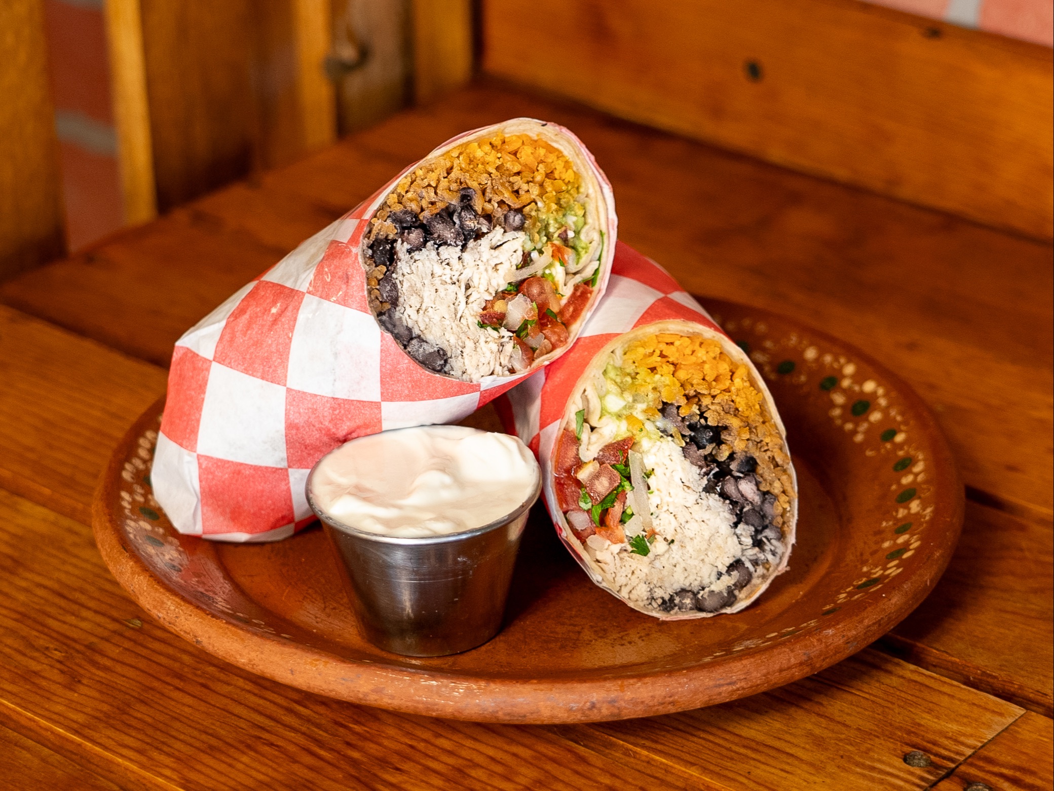 Poblano Burrito.