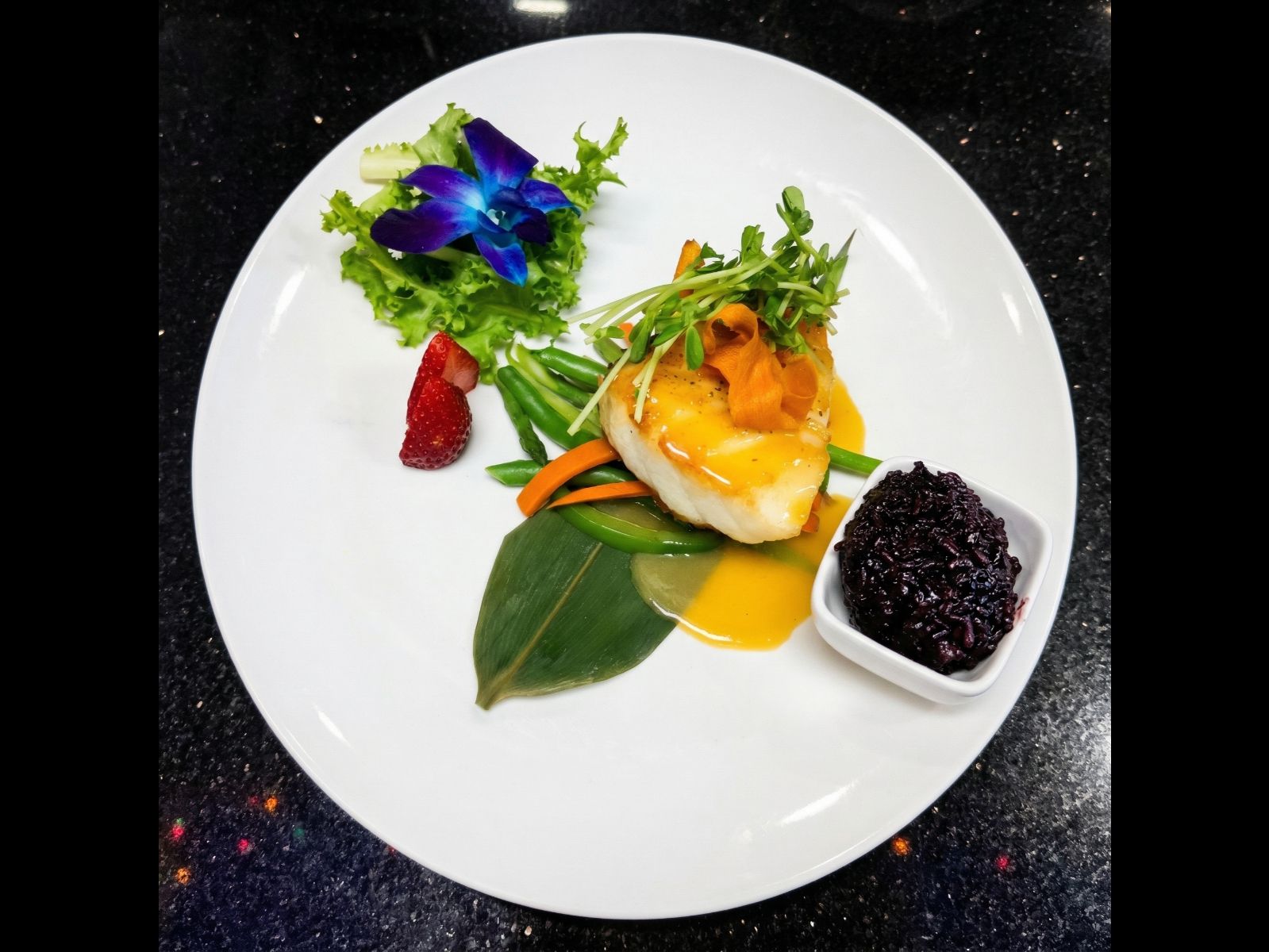 Broiled Chilean Seabass.