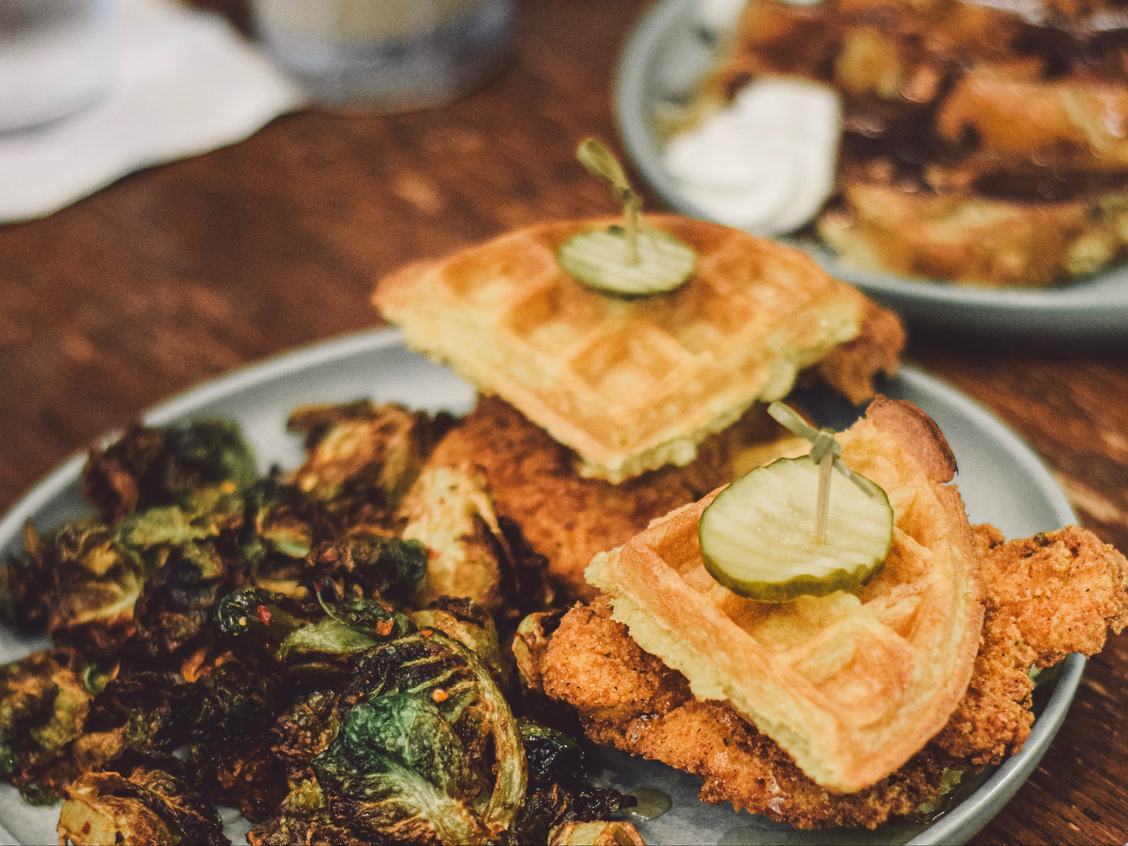 Chicken and Waffles.