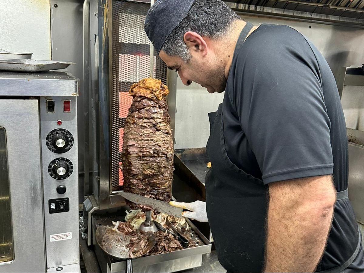 Special Shawarma Baguette - Beef and Lamb.