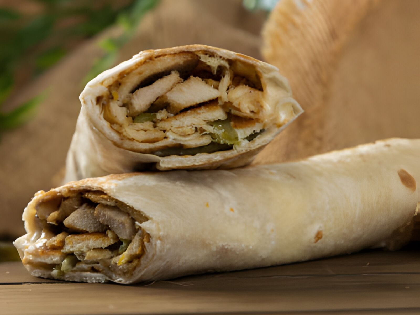 Chicken Shawarma Wrap.