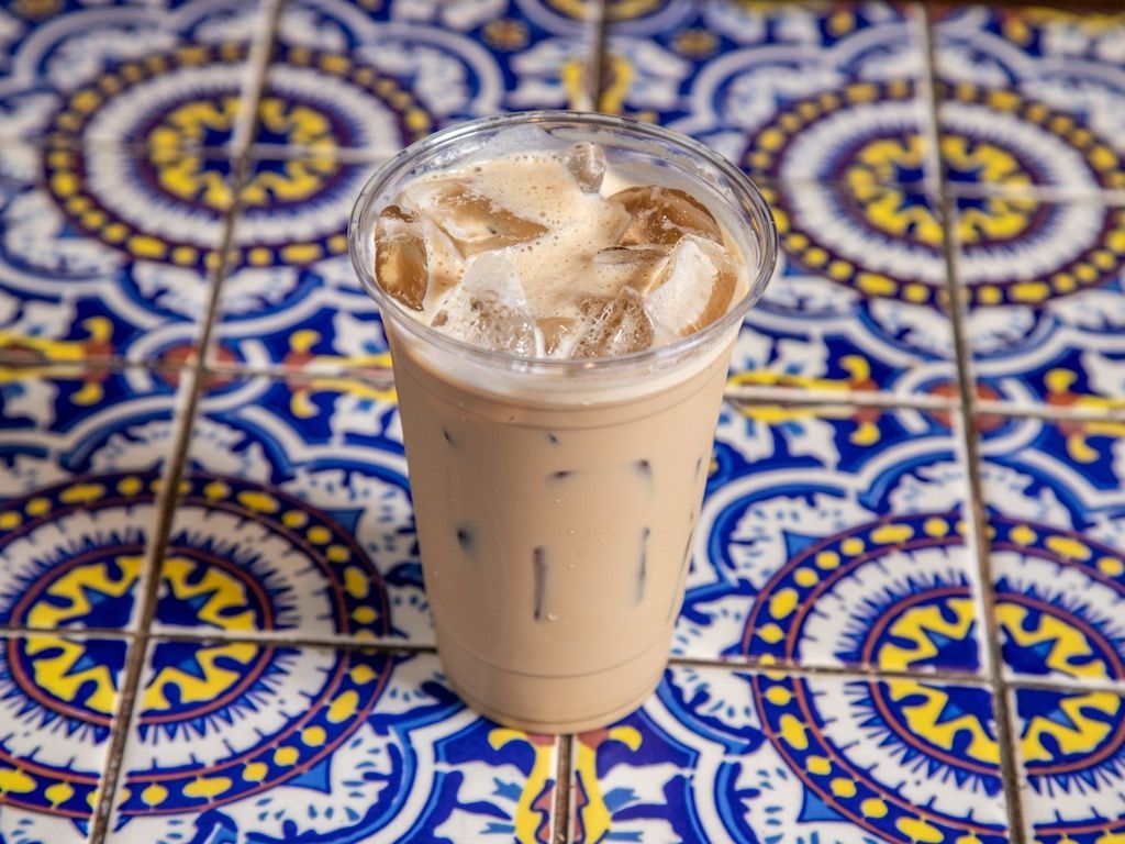Iced Cafe en Leche.