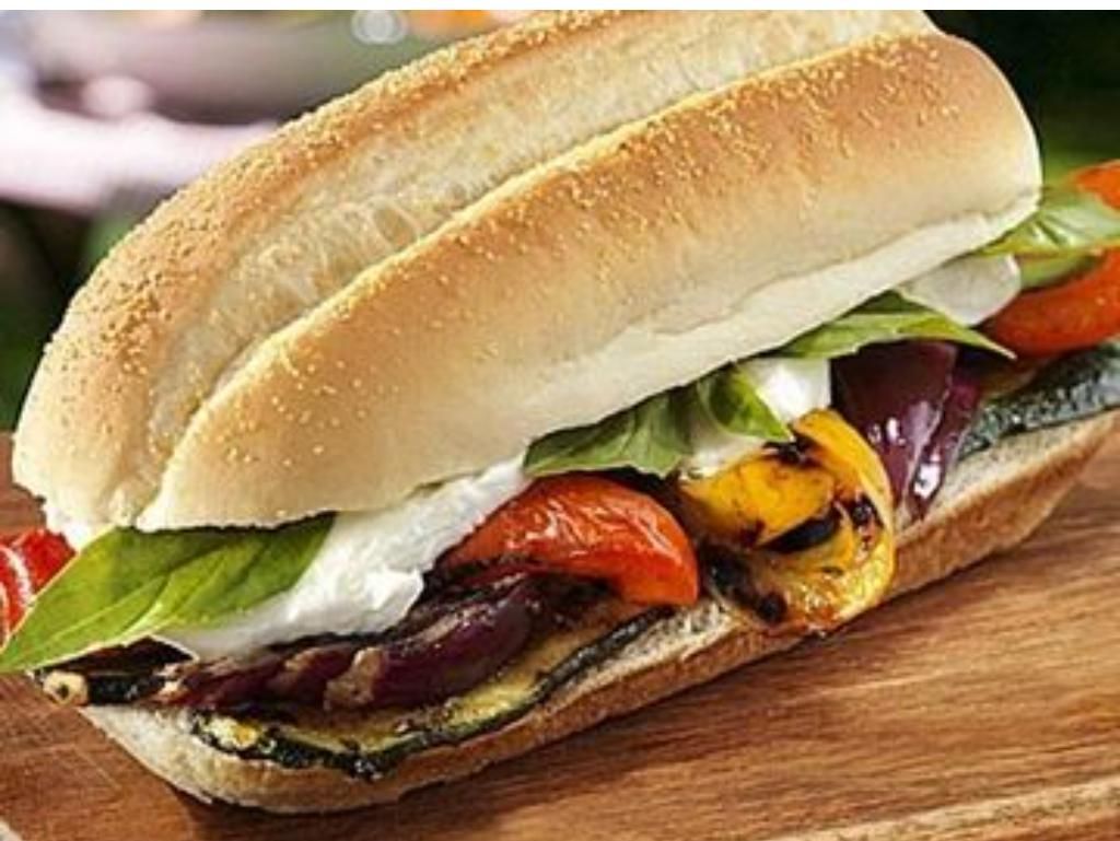 Sandwich - Vegetales A La Parrilla.