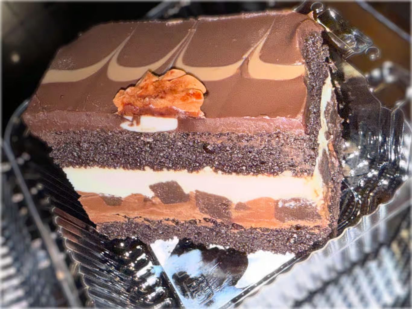 Chocolate Mousse Cake.