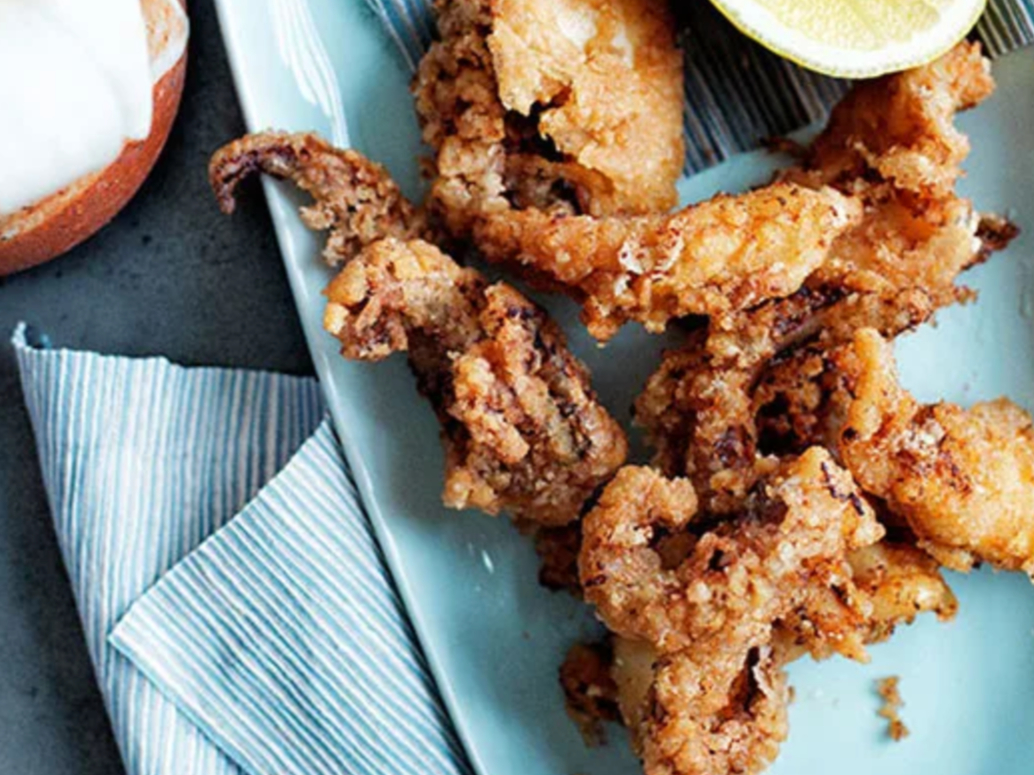 Fried Calamari with Jalapeño.