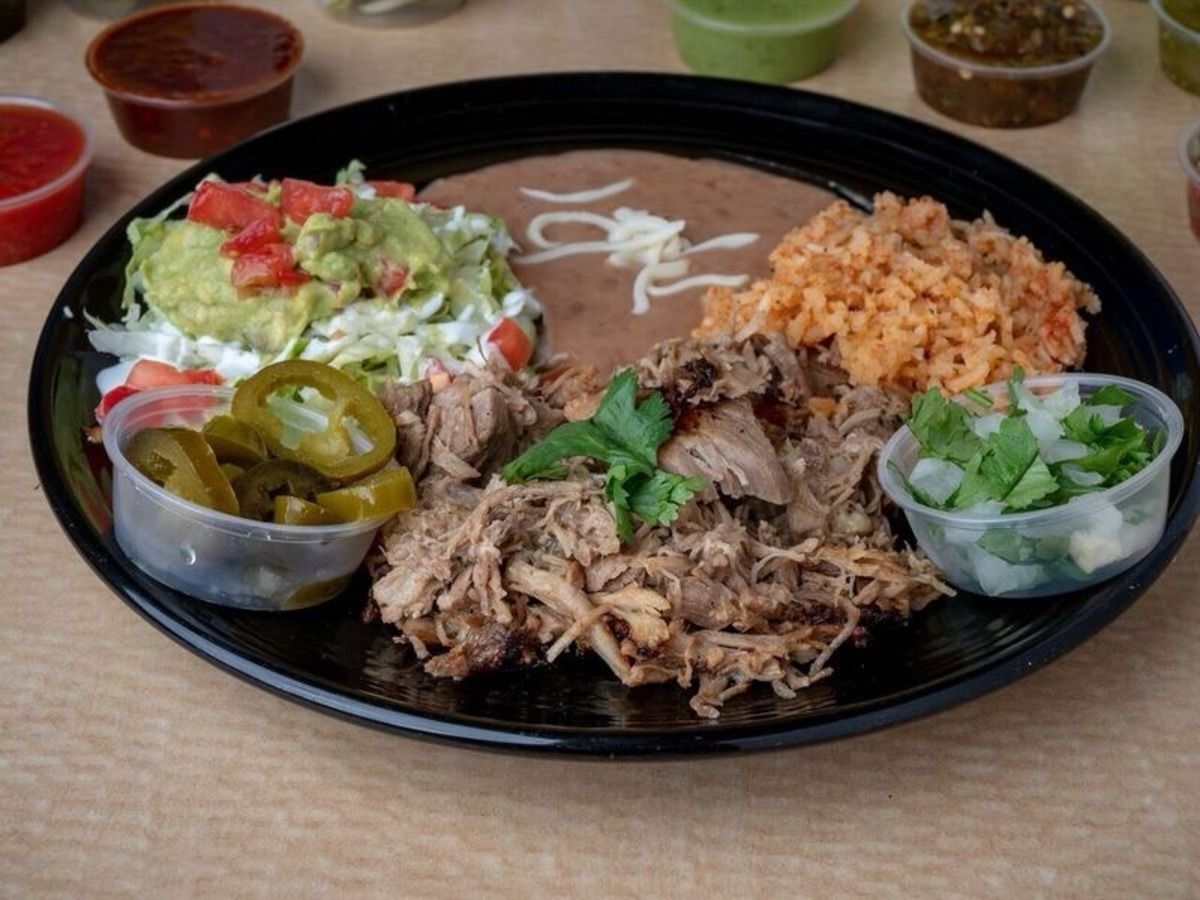 Pull Pork Carnitas Plato.