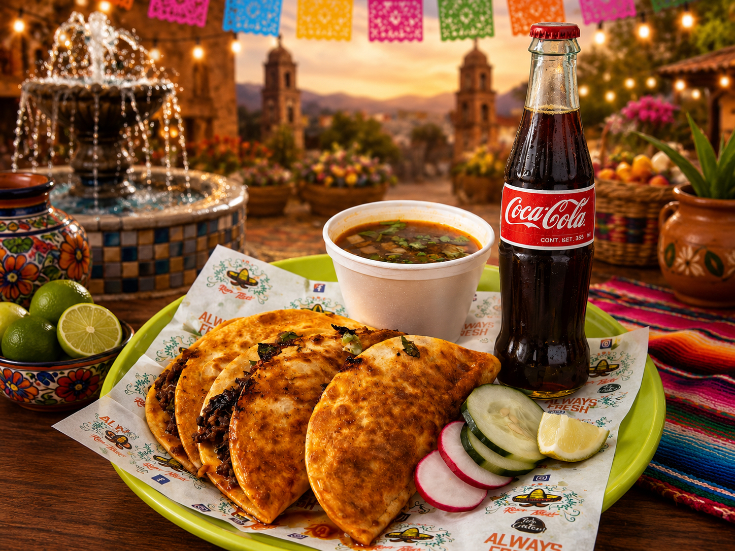 Quesataco combo.