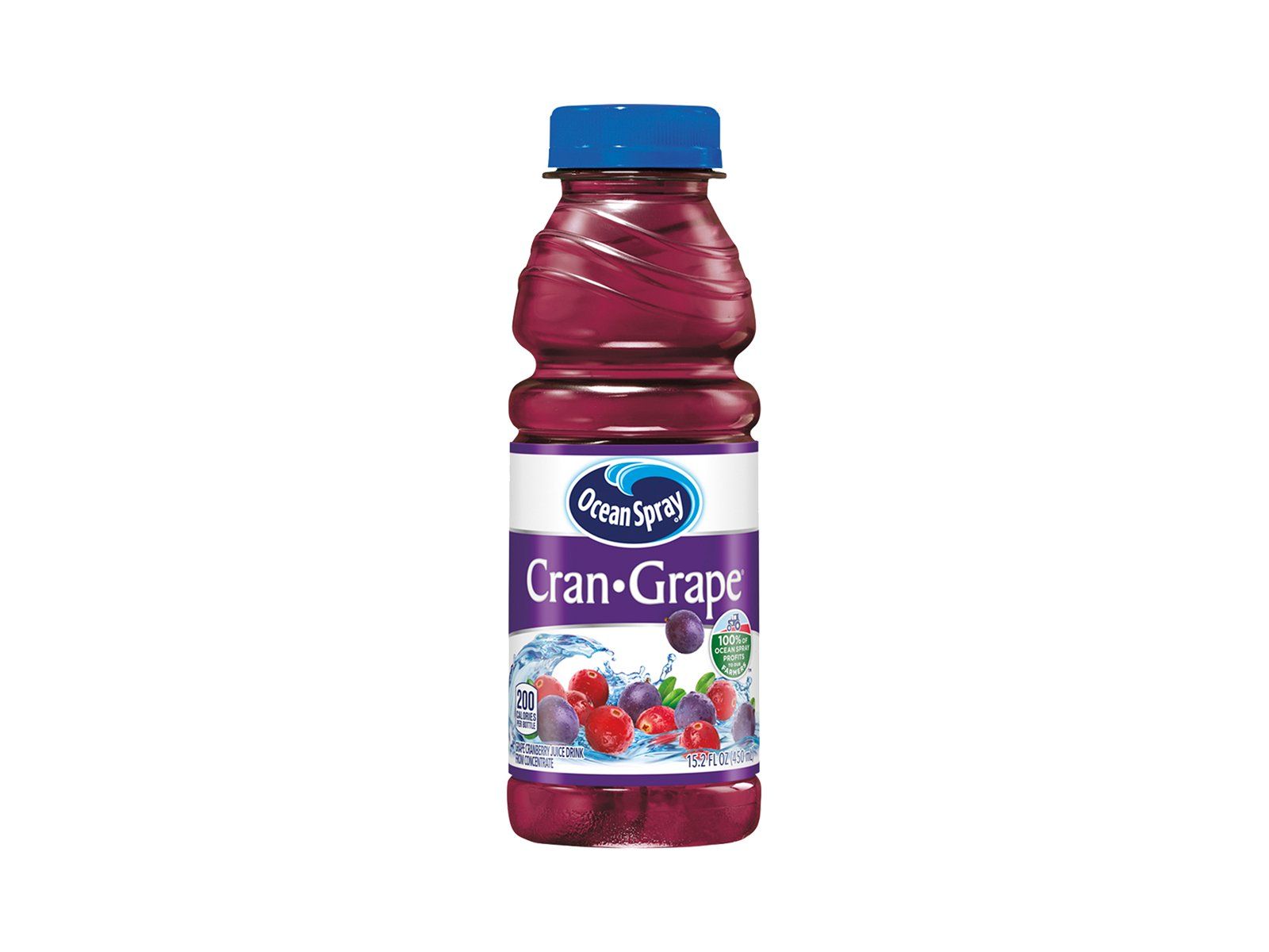 Ocean Spray Cran-Grape - 15.2oz Bottle.