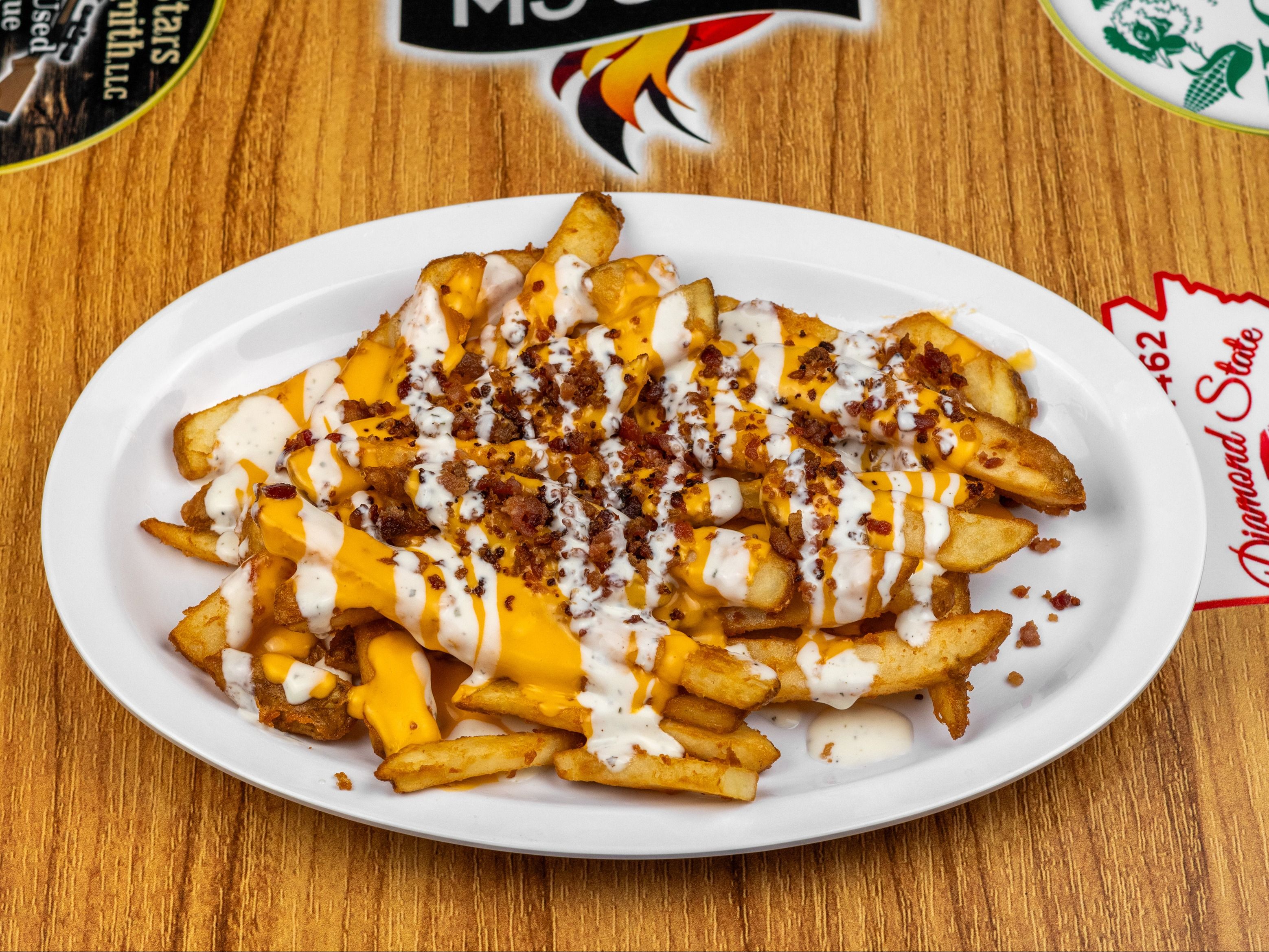 Bacon Cheddar Ranch Fries.