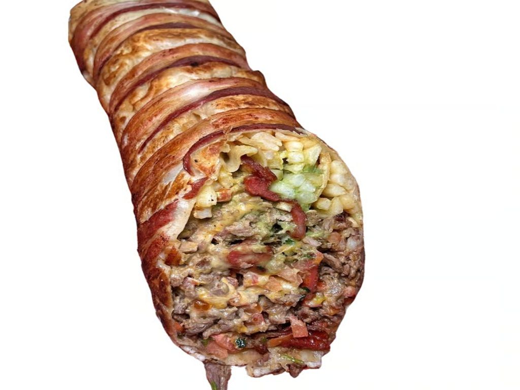Mecca Pac-Man Bacon Wrap