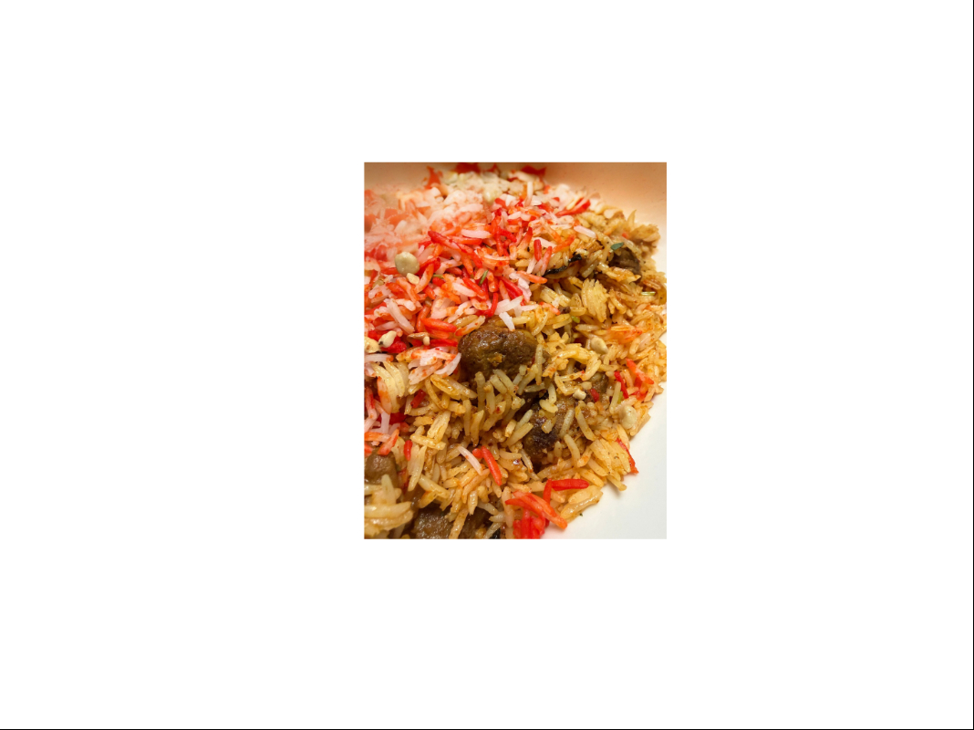Lamb Biryani.