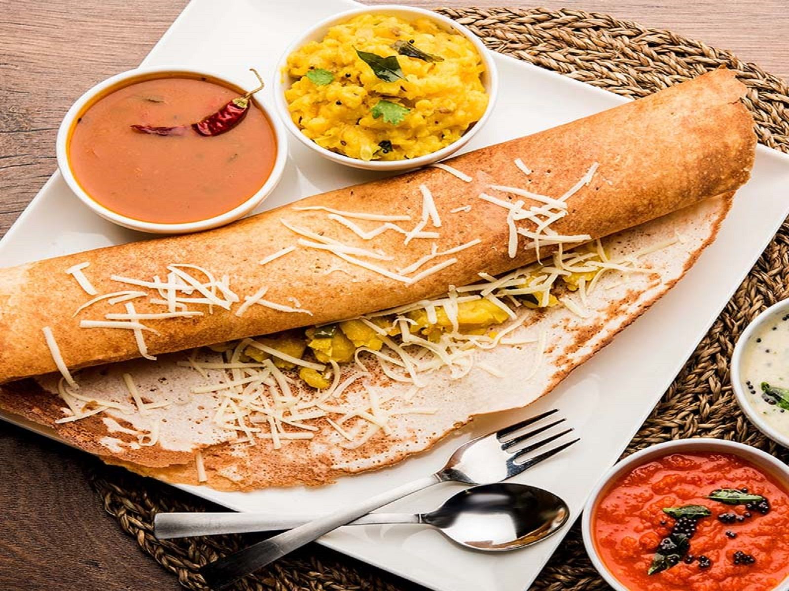 Paneer Burji Dosa.