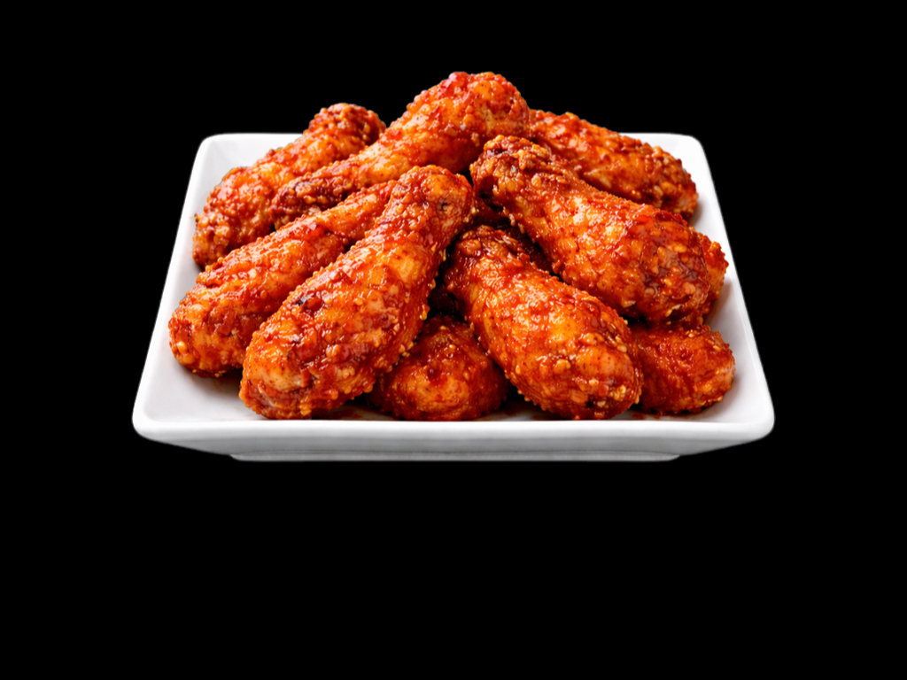 10 SAUCY WINGS.