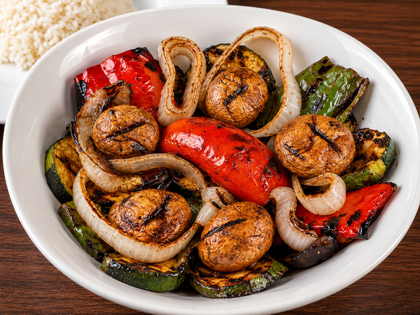 Grilled Veggie Platter.