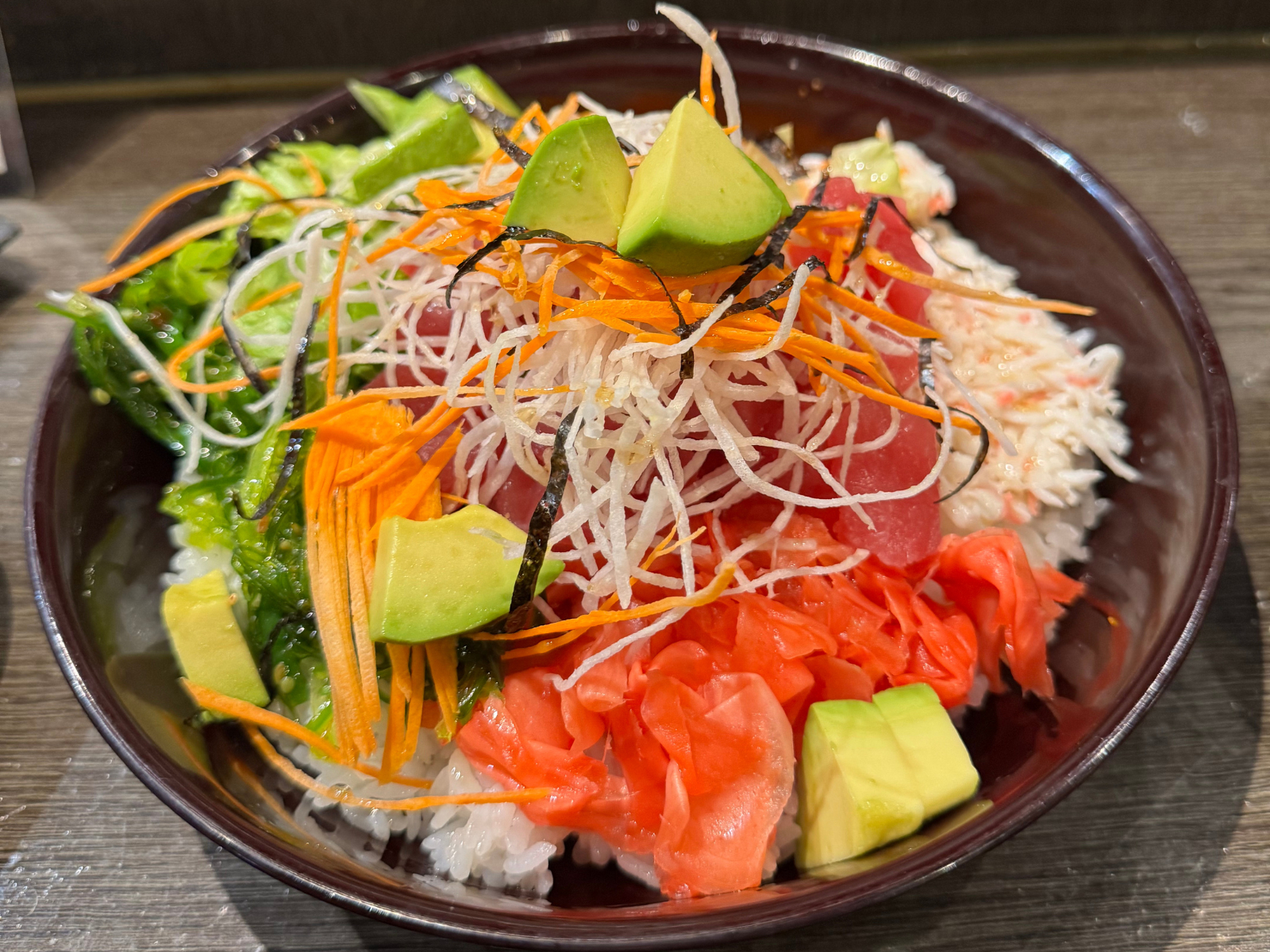 Shrimp Poke Bowl.