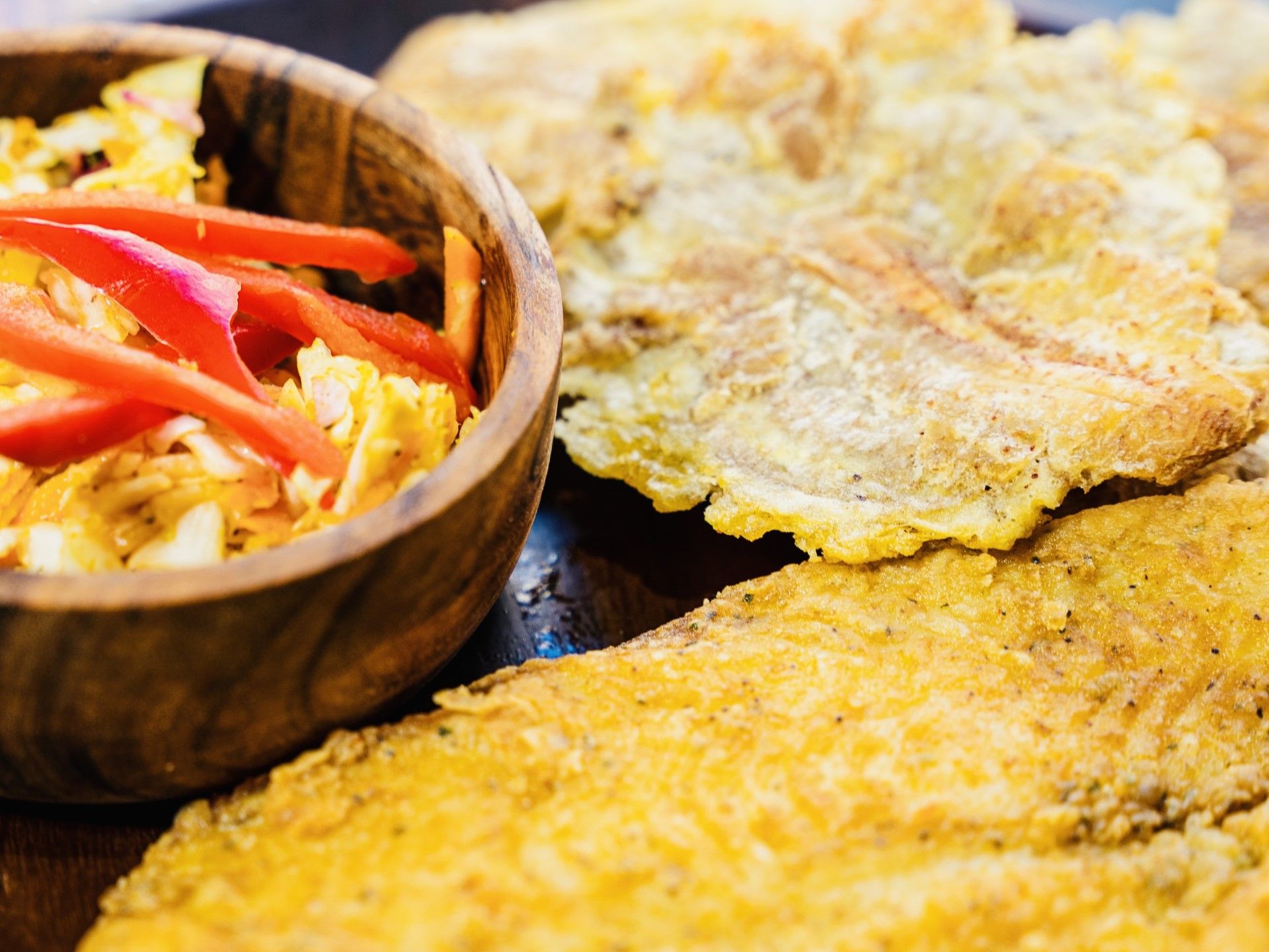 Fillet Fish w/Plantain.