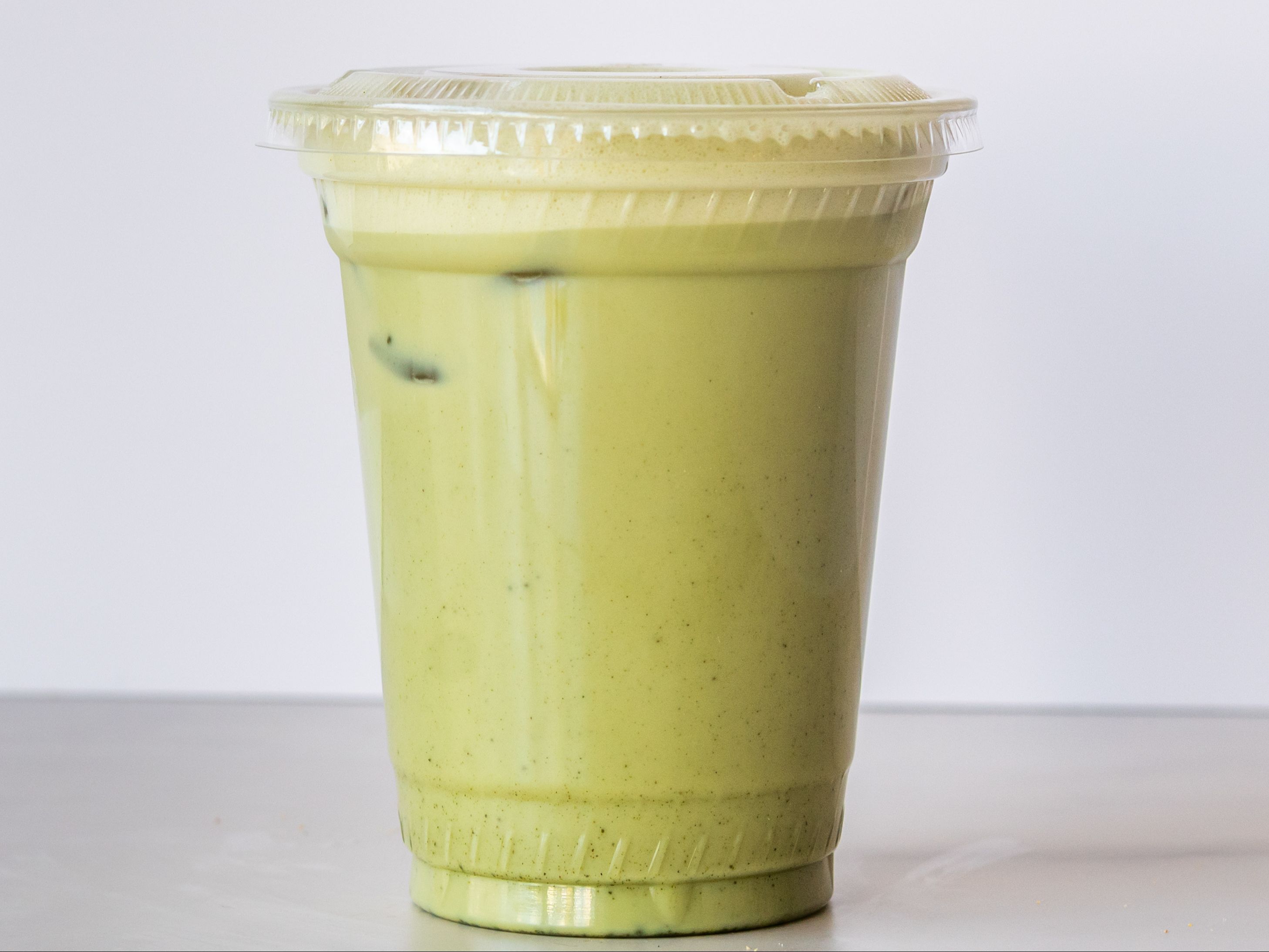 16 oz Iced Matcha Latte.