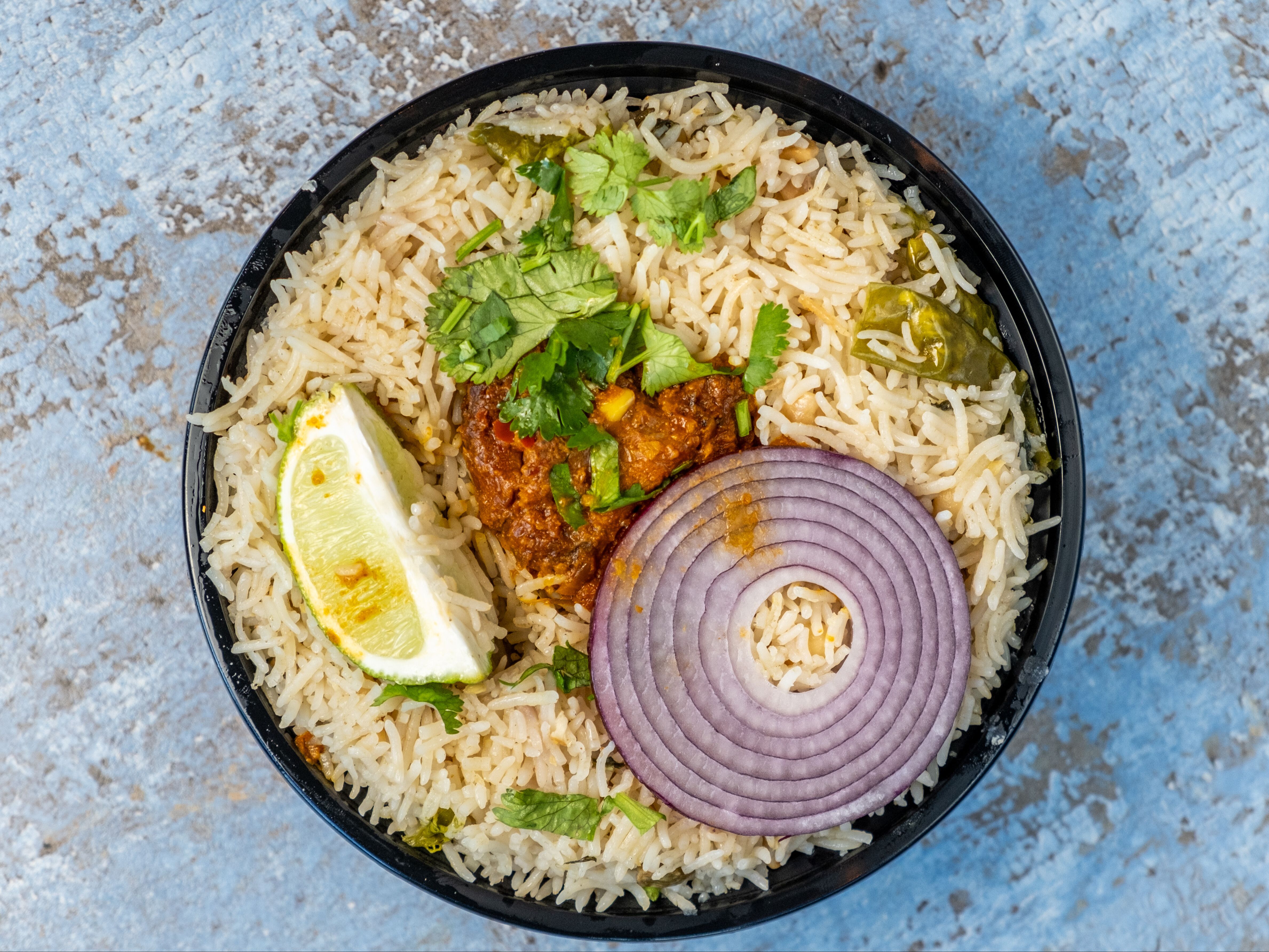 Chicken Fry Biryani.