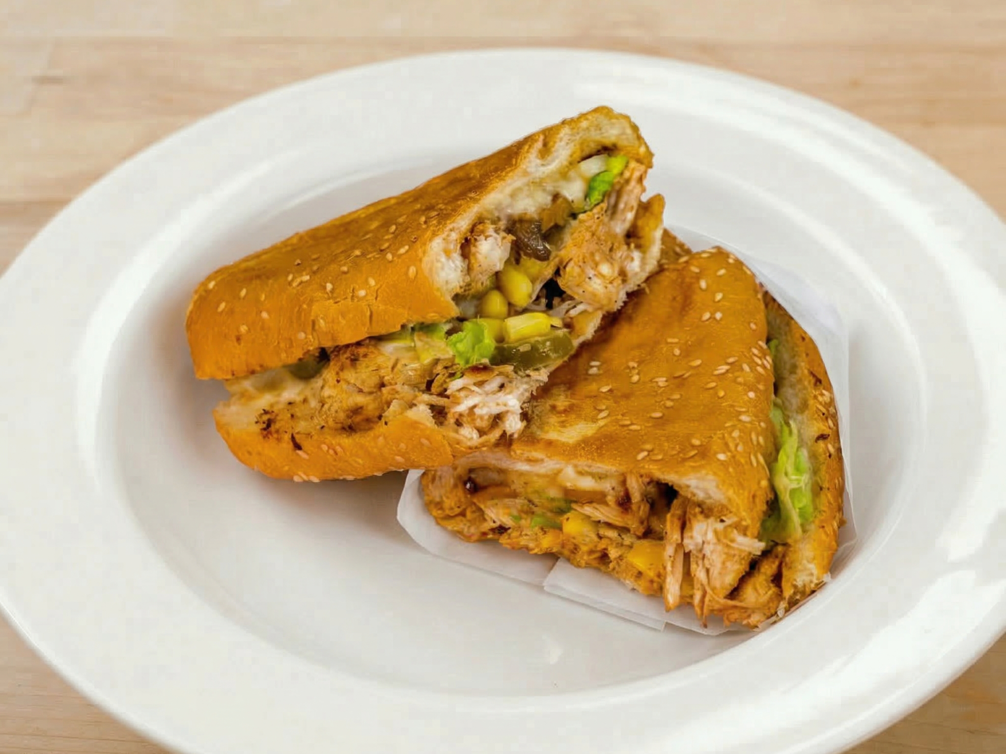 Cajun Chicken Sub.