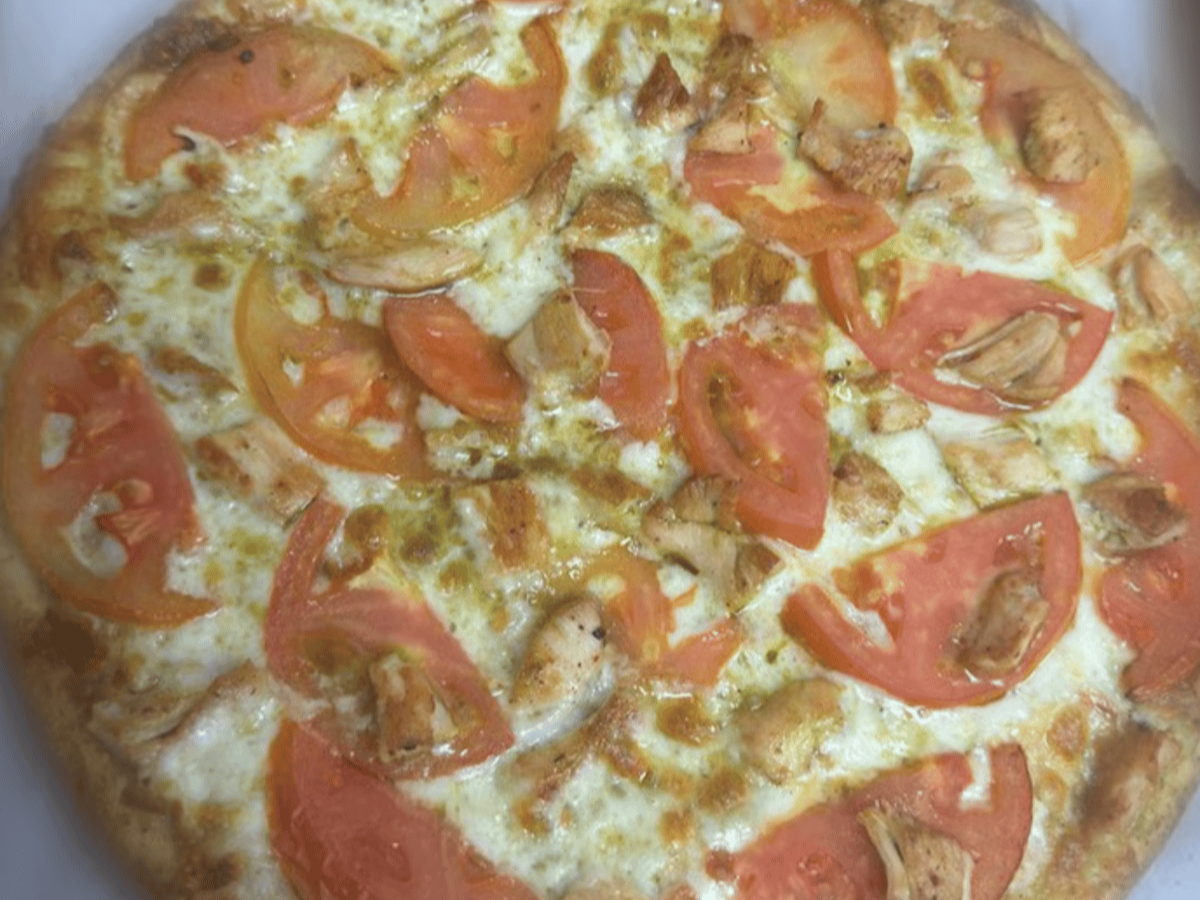 Pesto Pizza.