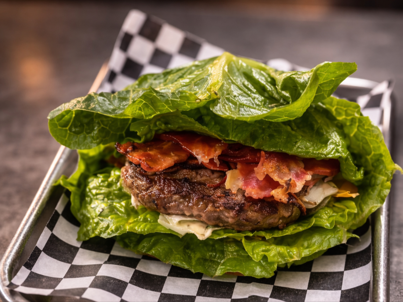 Lettuce Wrap On The Side.