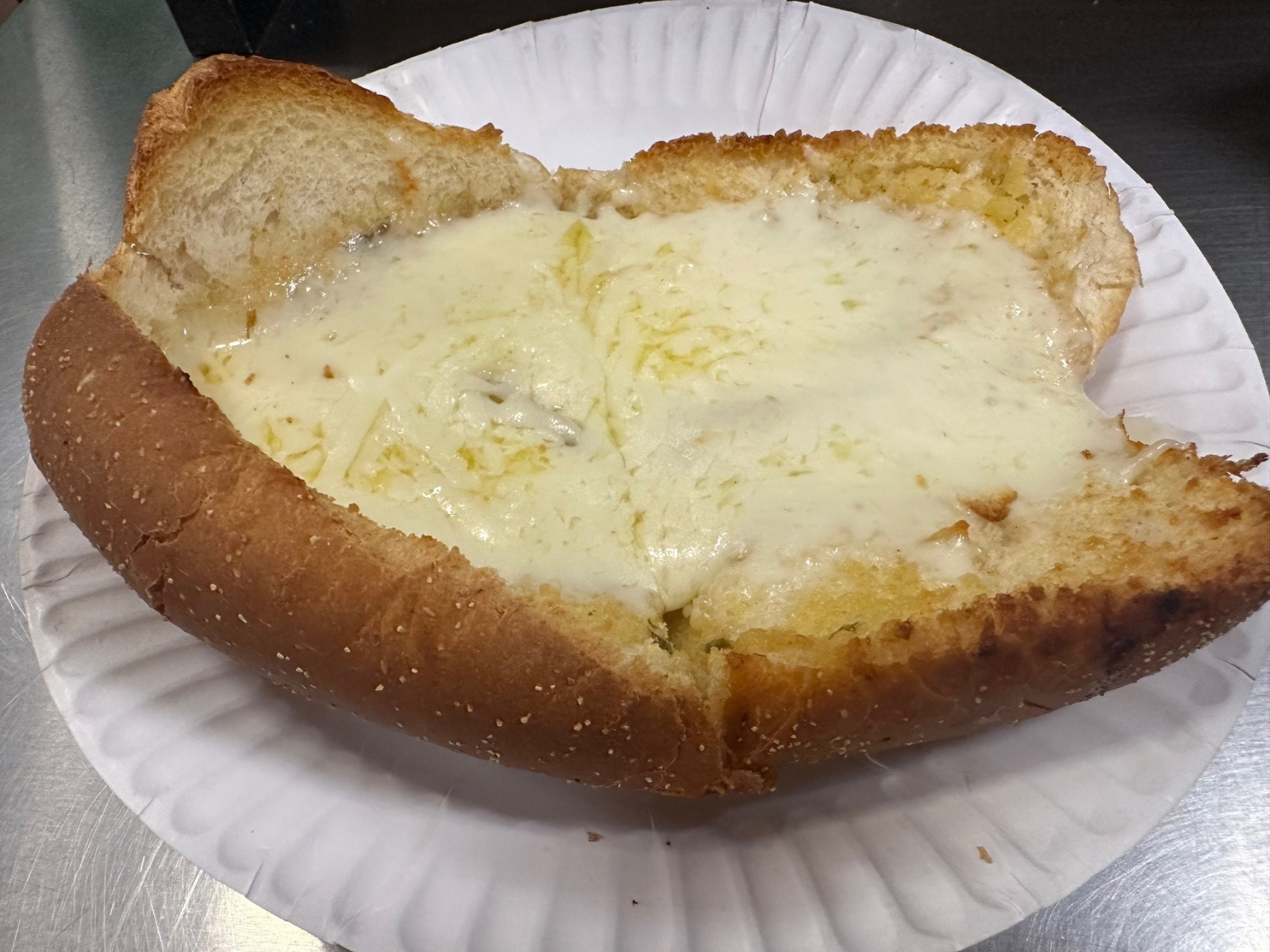 Whole Garlic Bread & Mozzarella (online)