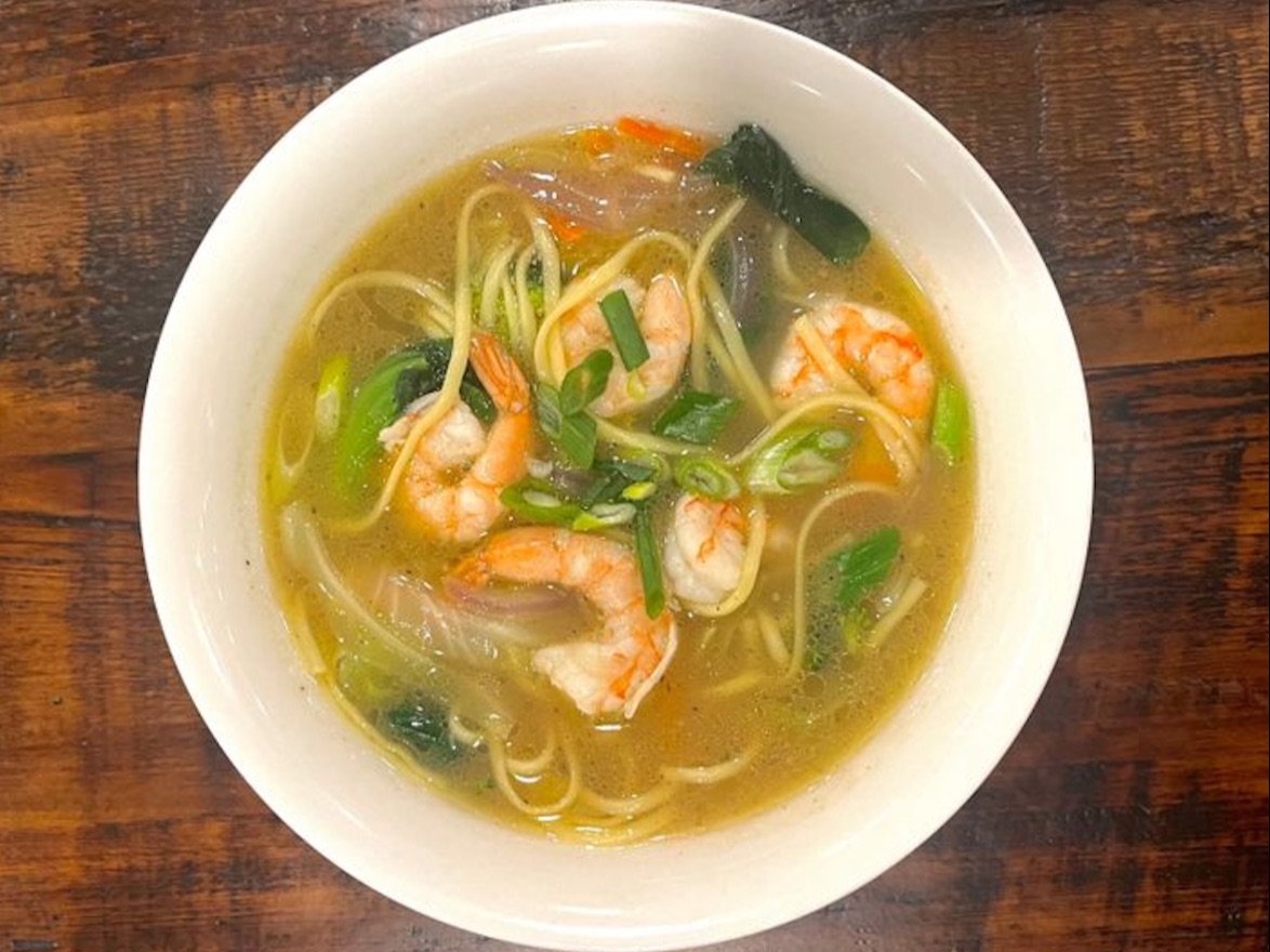 Shrimp Thukpa.