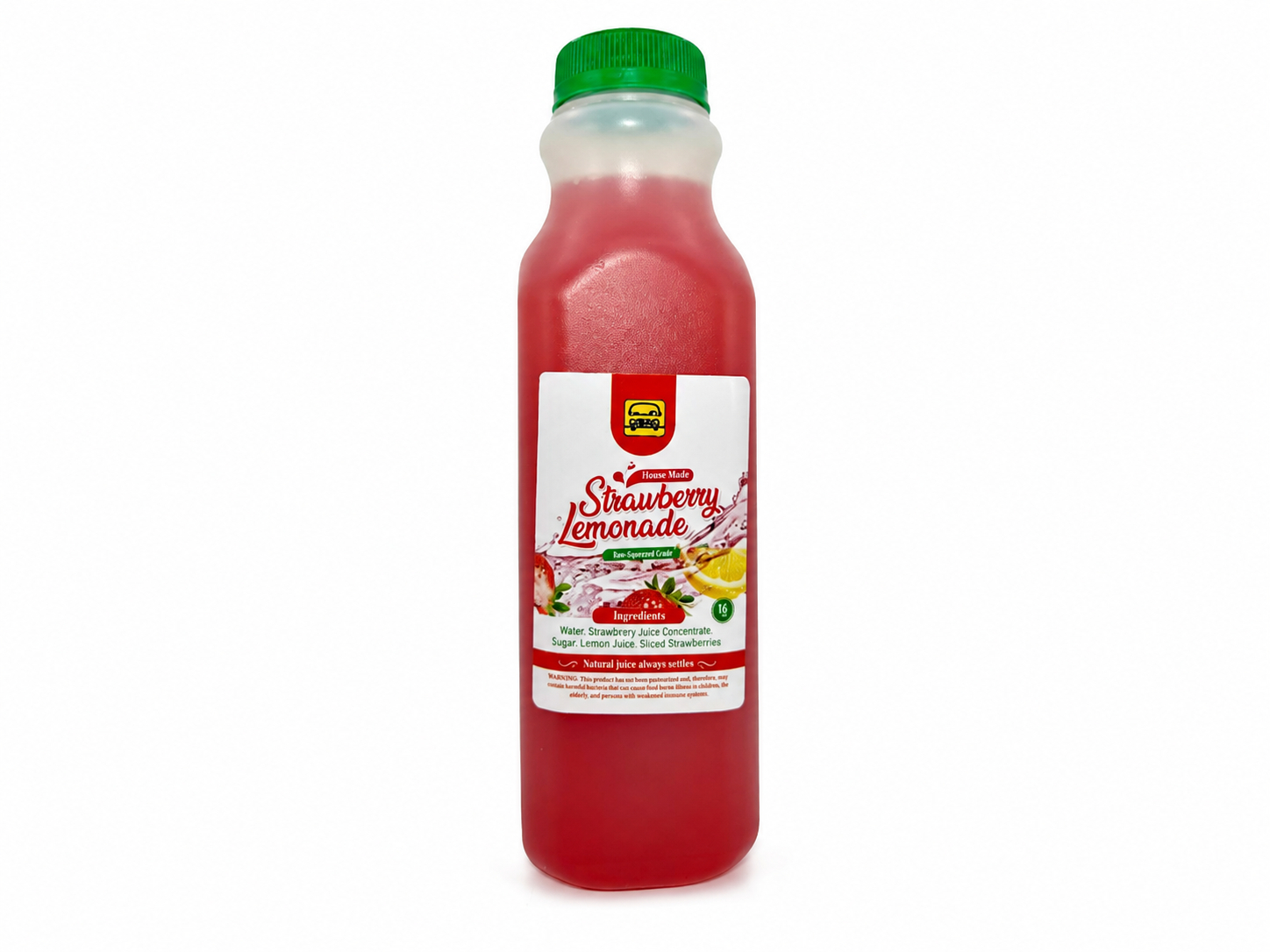 Homemade Strawberry Lemonade.