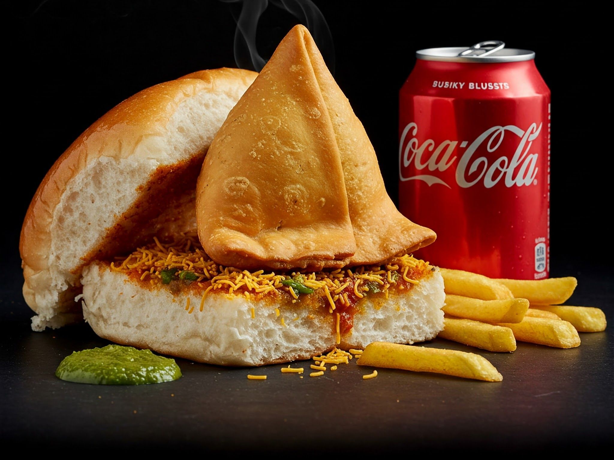 Samosa Paav Meal.