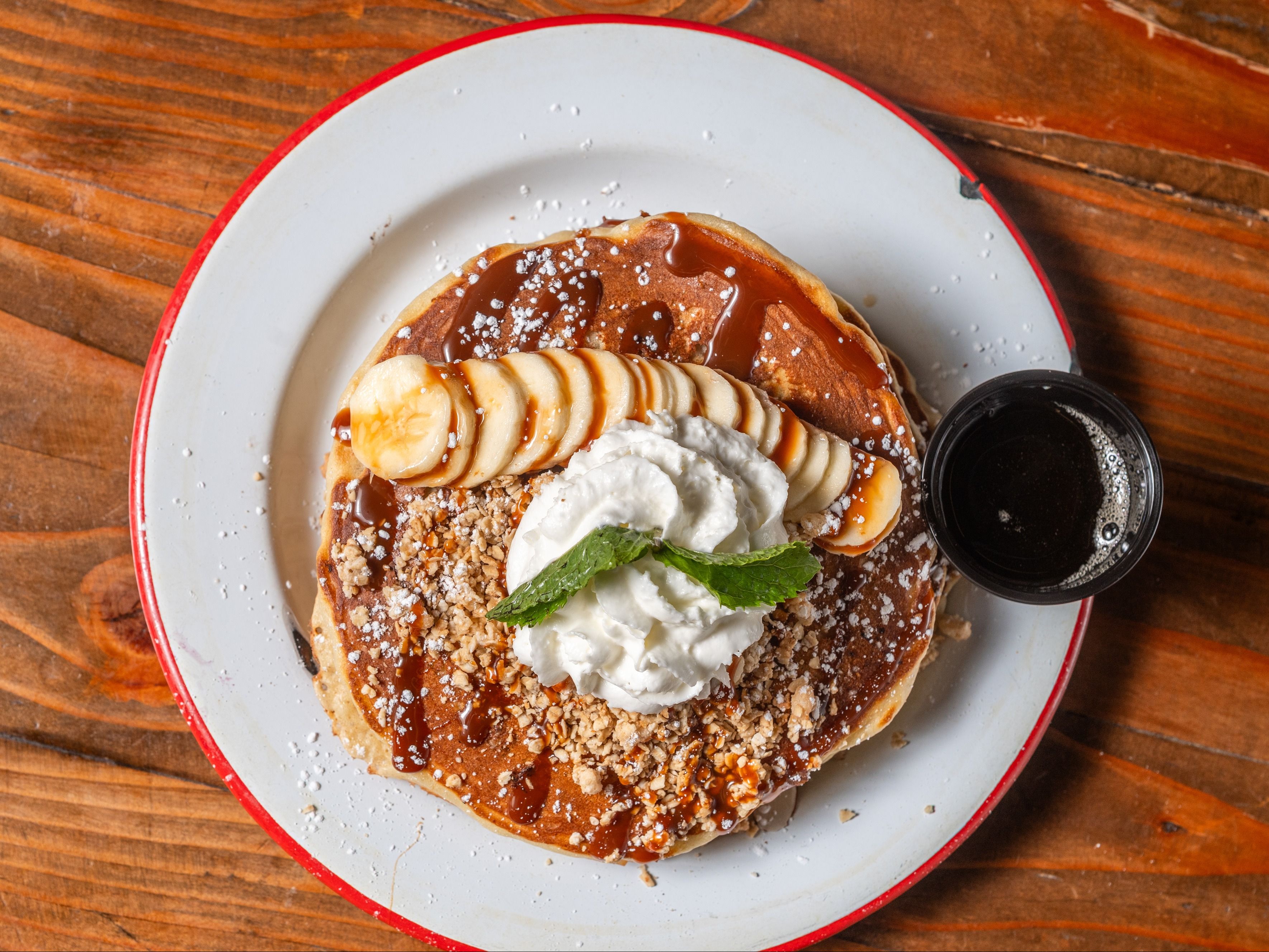 Bananas Foster Pancakes.