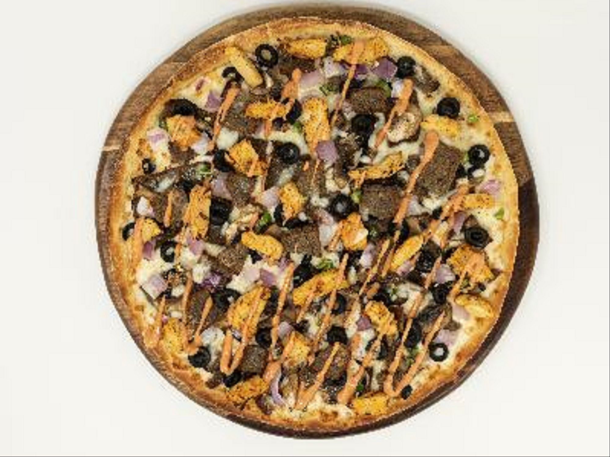 Mediterranean Combo Pizza.