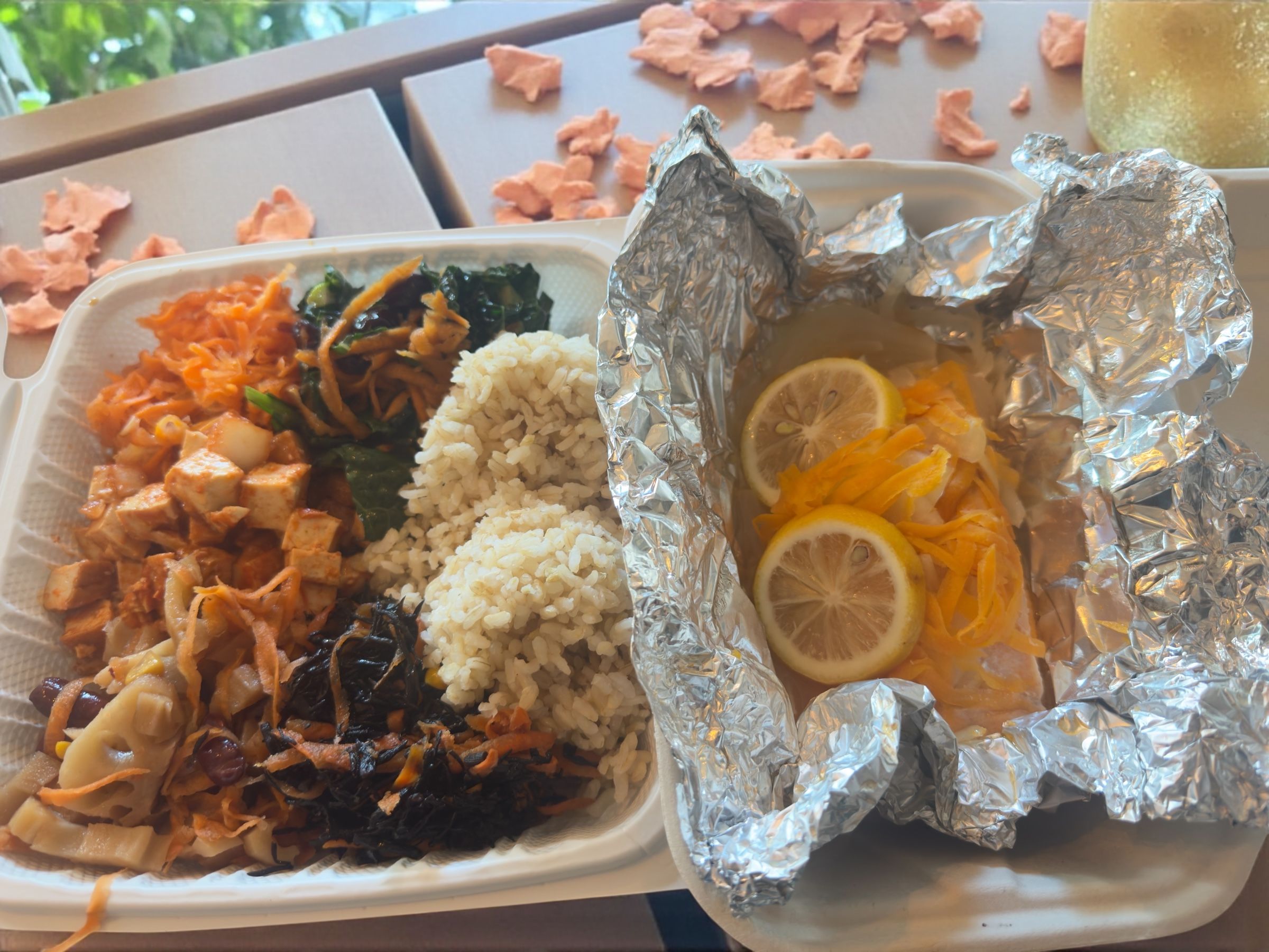 Salmon Fillet Power Bento.