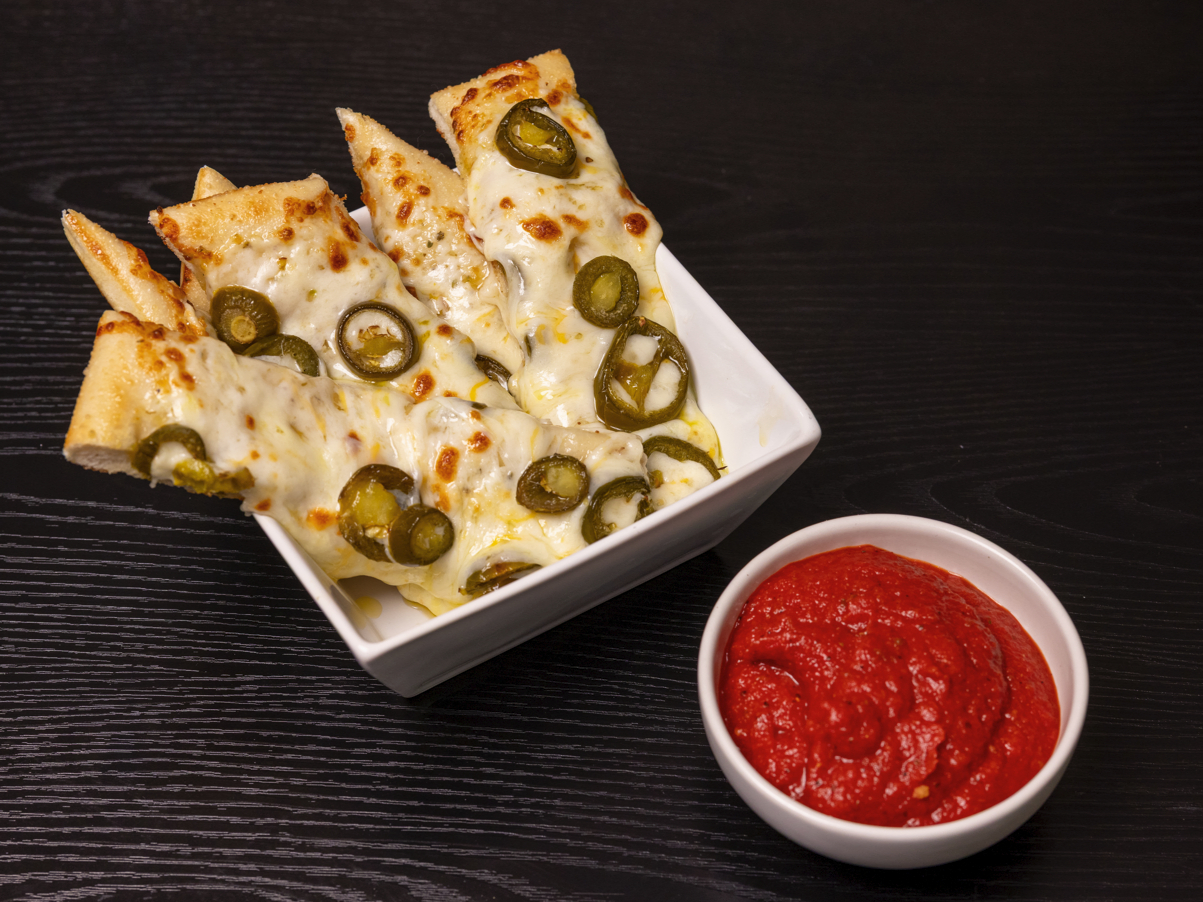 Jalapeno Cheesy Bread Sticks (12 Pcs).