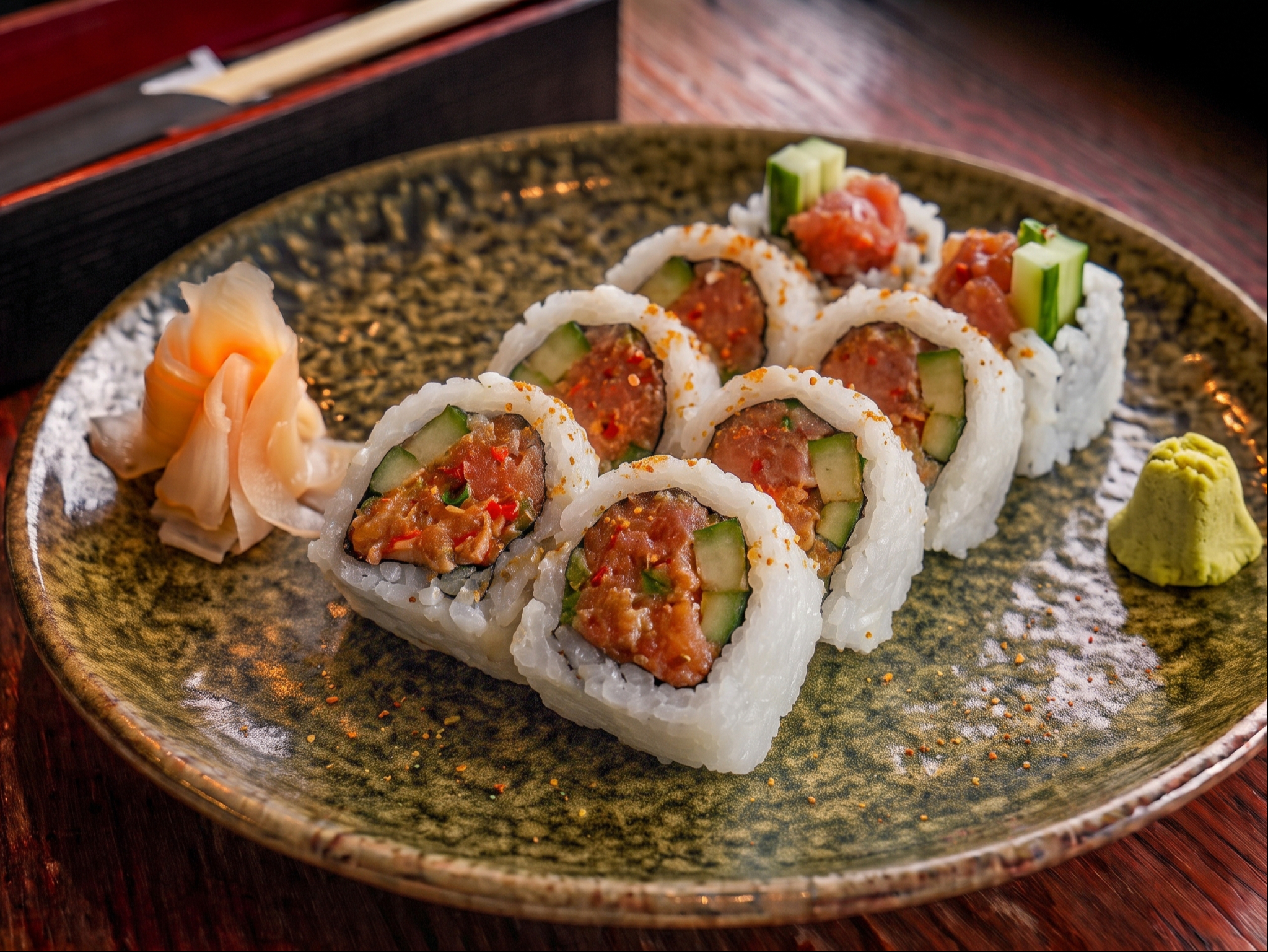 Spicy Tuna Roll.