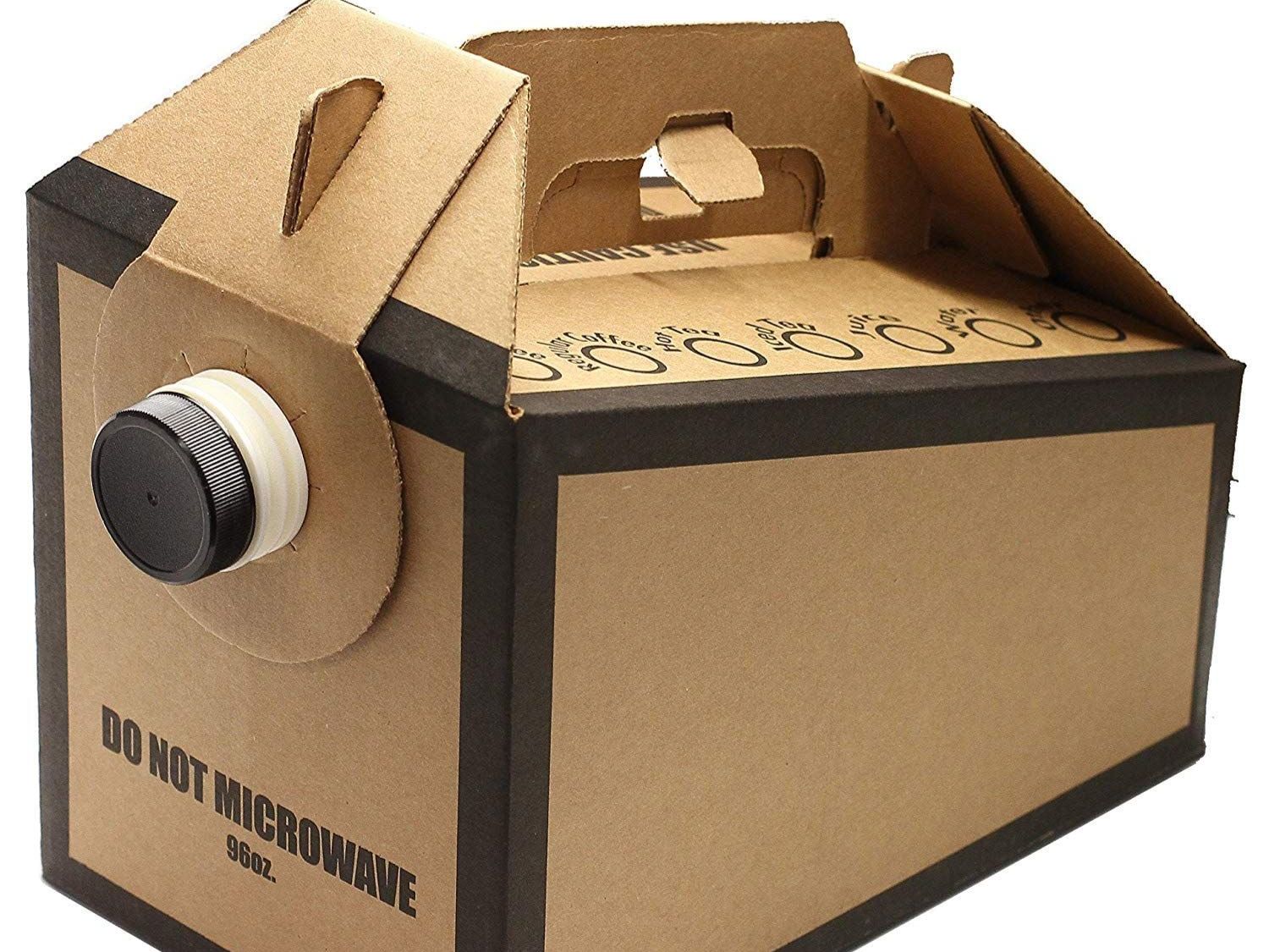 COFFEE BOX (96oz + CUPS/CREAMER/SUGARS).