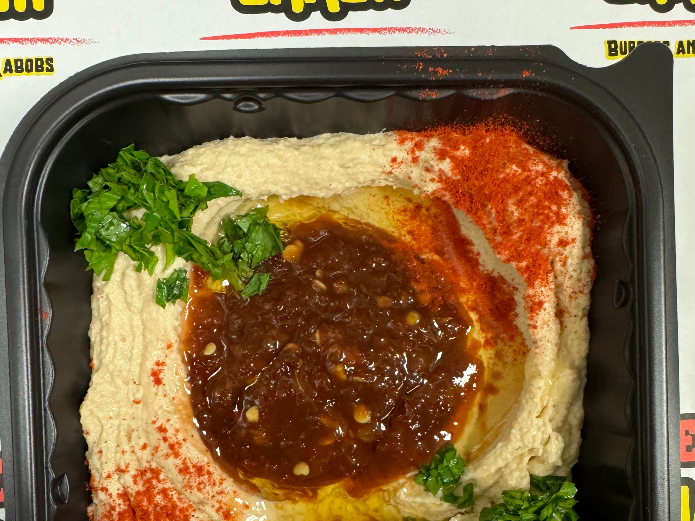 Spicy Hummus.