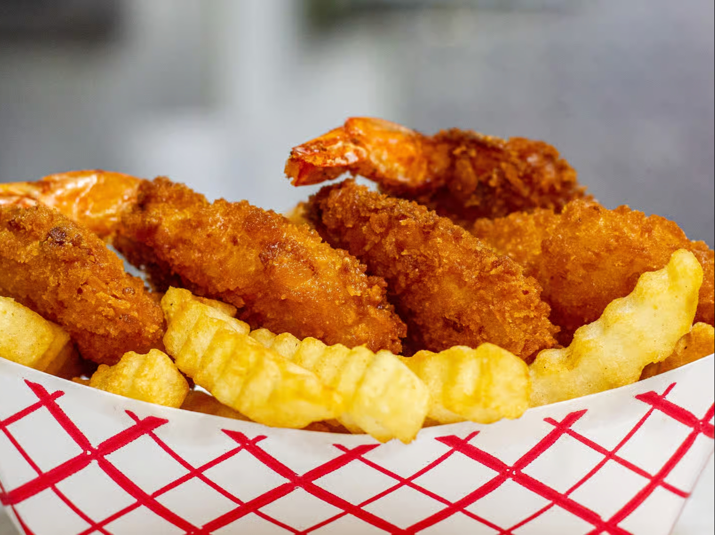 Shrimp & Fries.