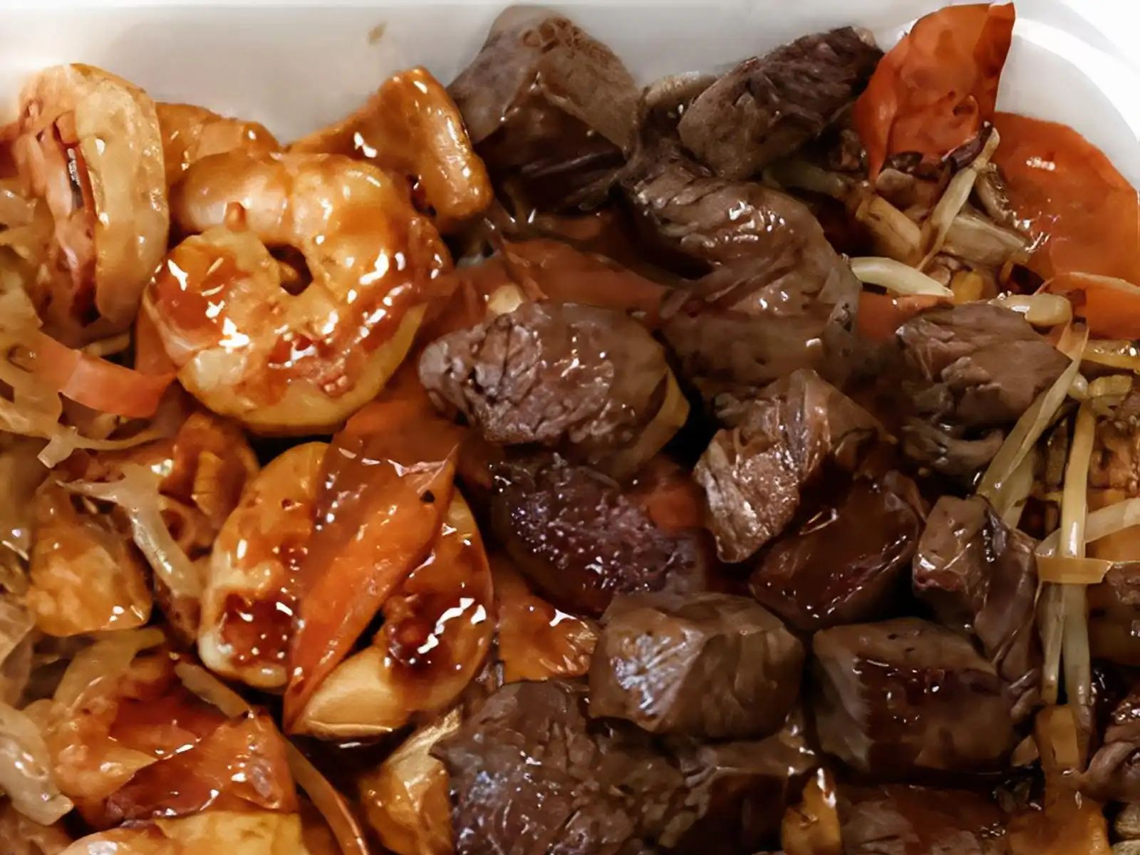 Noodle Steak & Scallop.