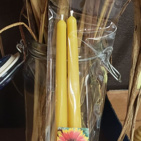 Decorative Beeswax Candles Tapered