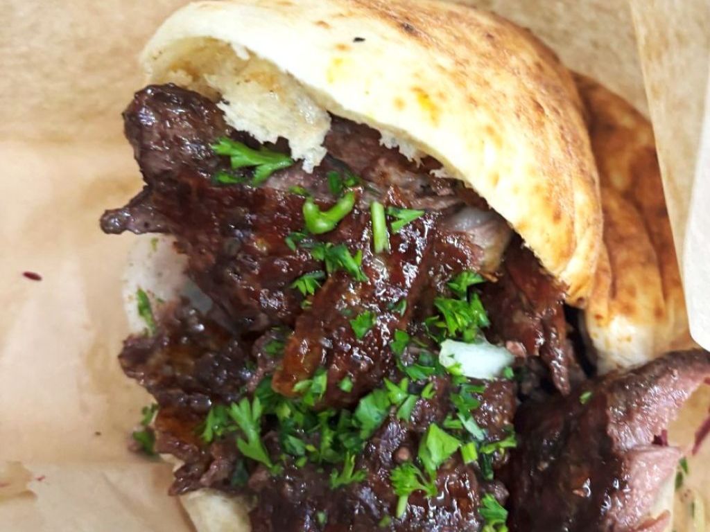 Special Shawarma Pita - Beef and Lamb.