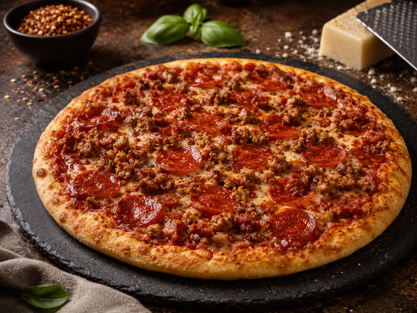 Meat Lovers Pizza - Medium 14in.