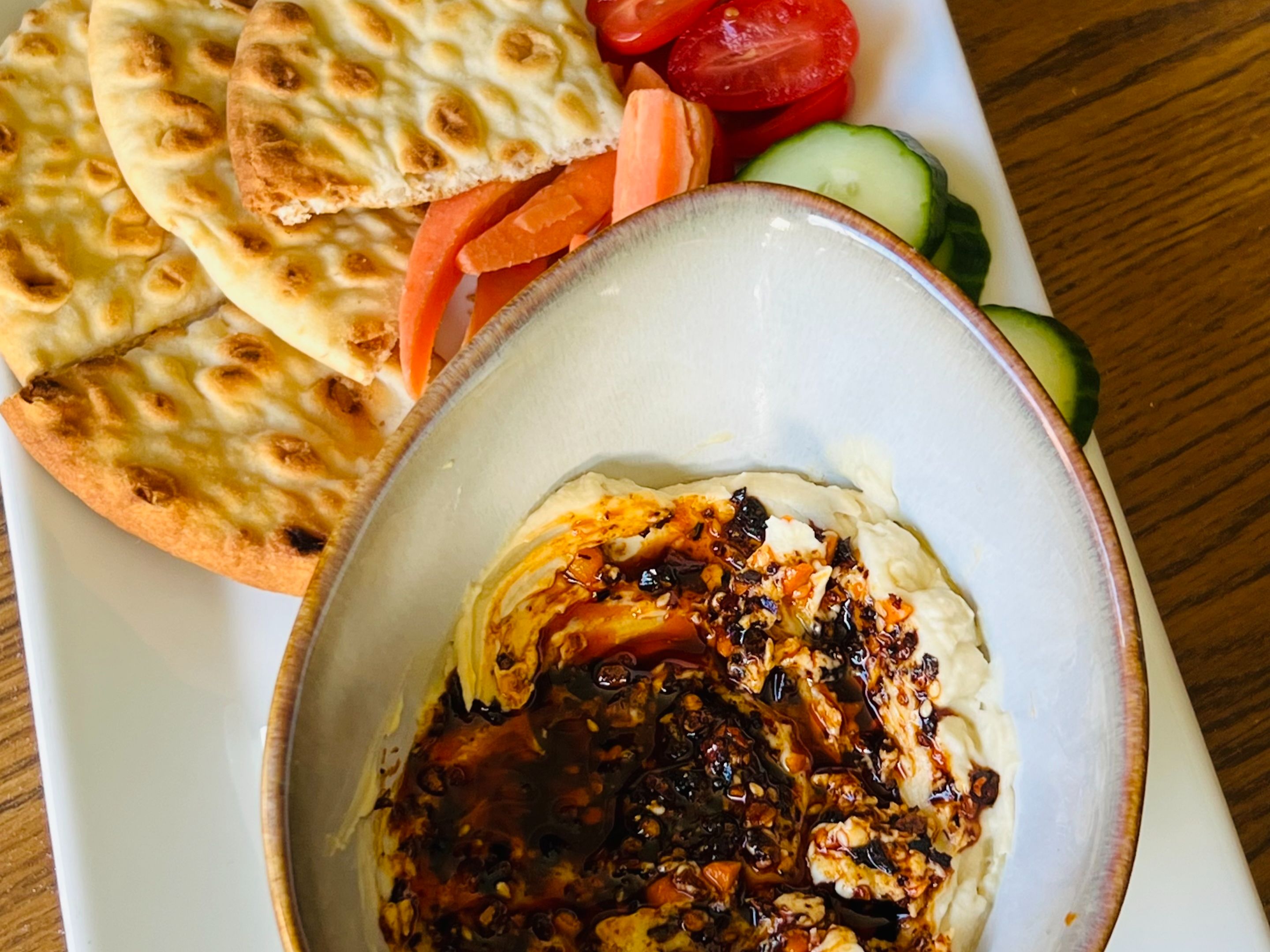 Hummus Plate.