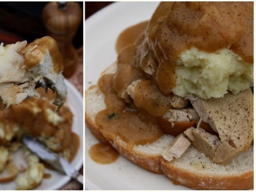 Open Faced Turkey.