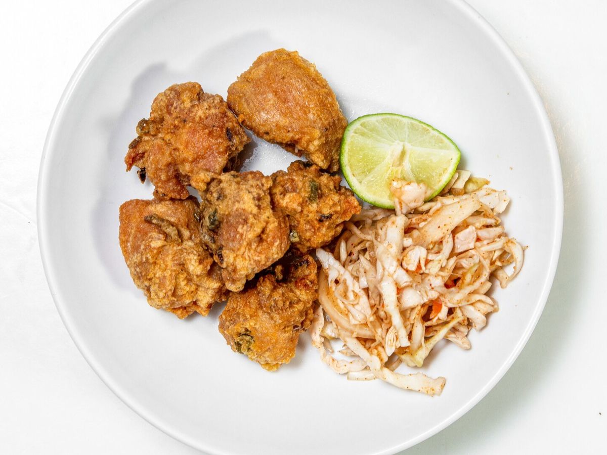 Chicken Pakora With Fries.