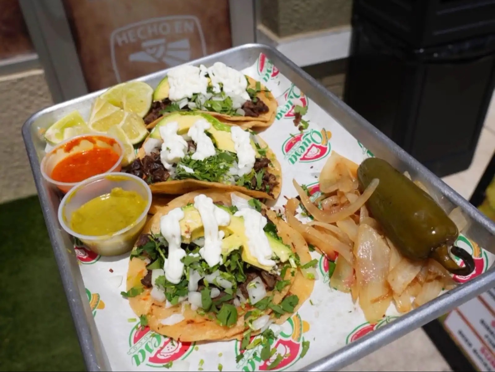 Tacos De Cecina.