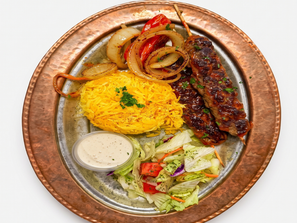 Kofta Kabob Entrée.