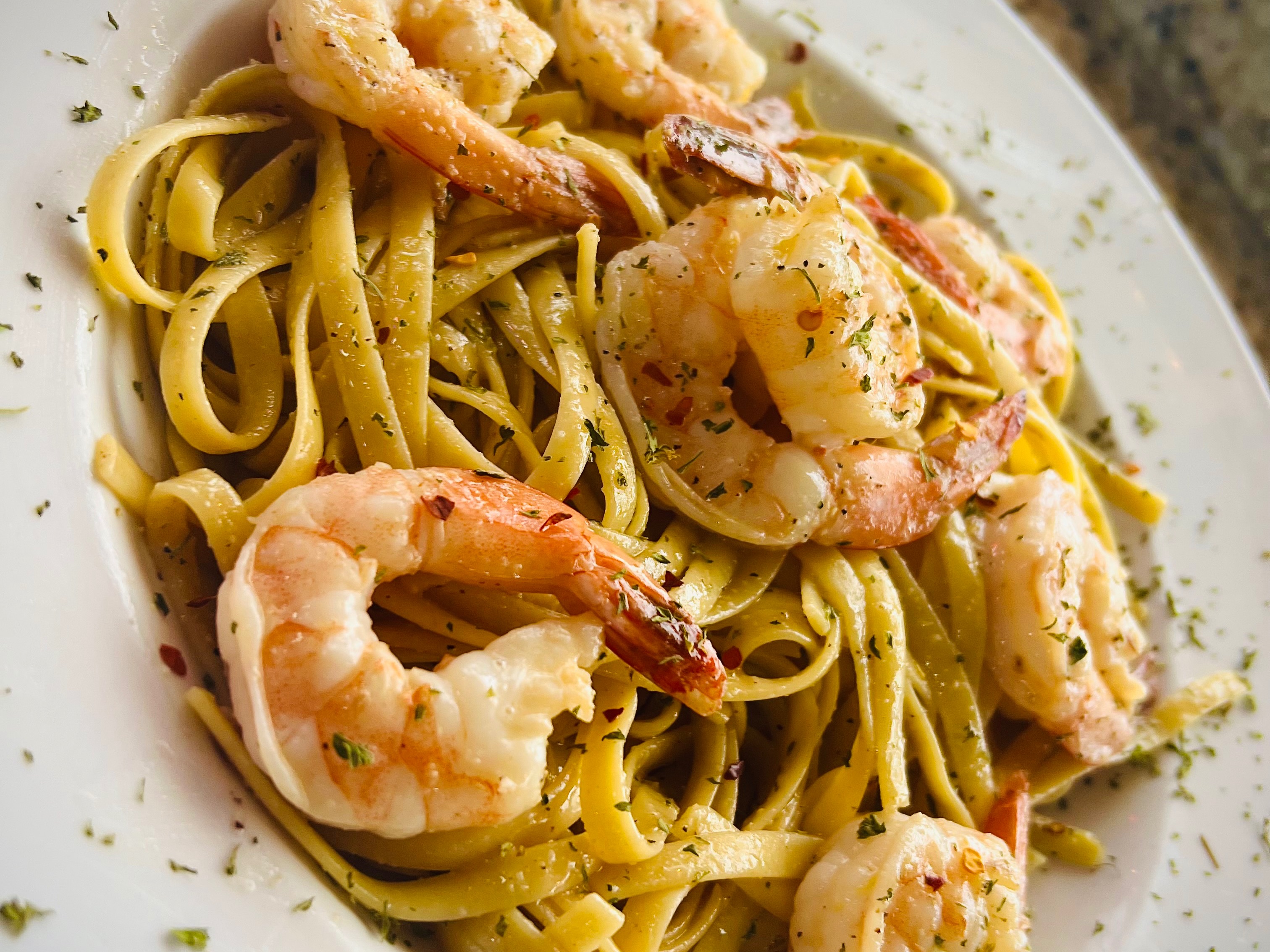Shrimp Scampi.