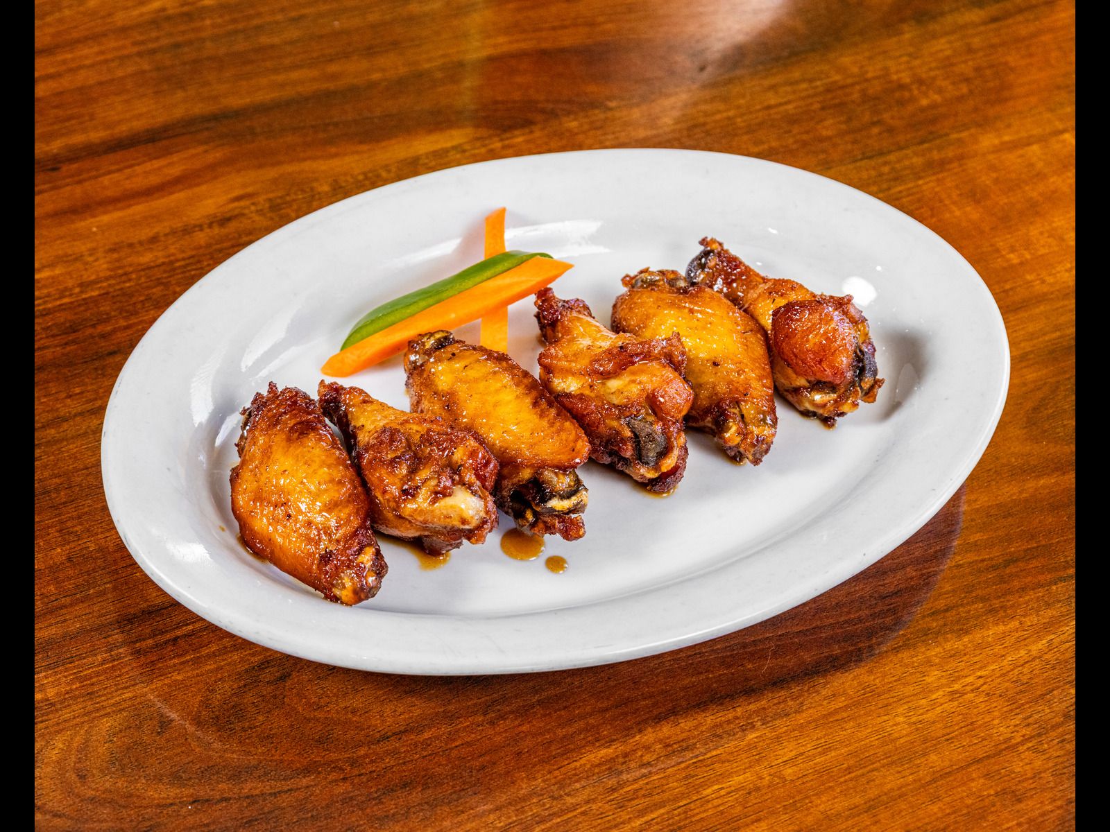 STICKY CITRUS WINGS.