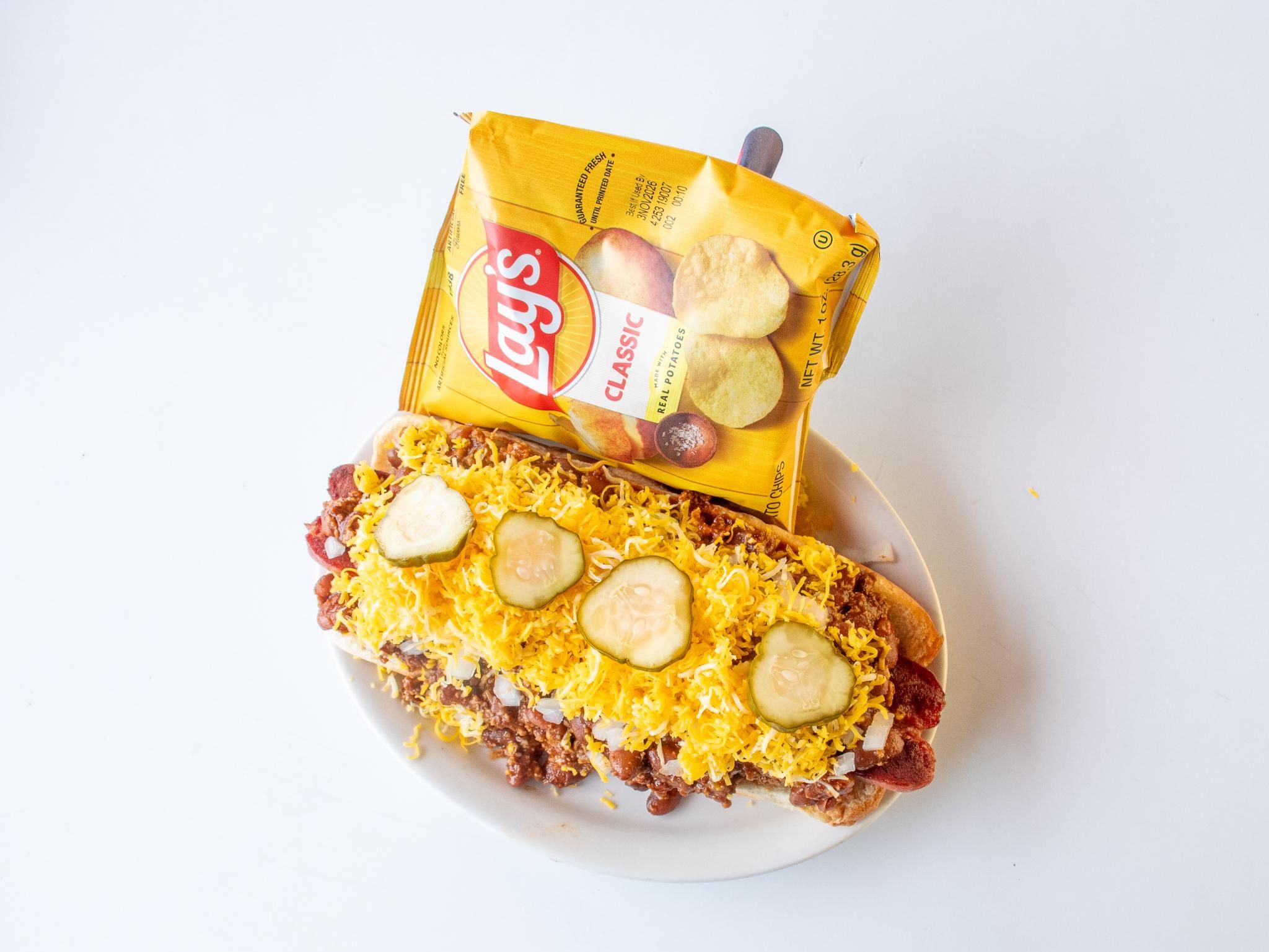 Foot Long Chili Dog