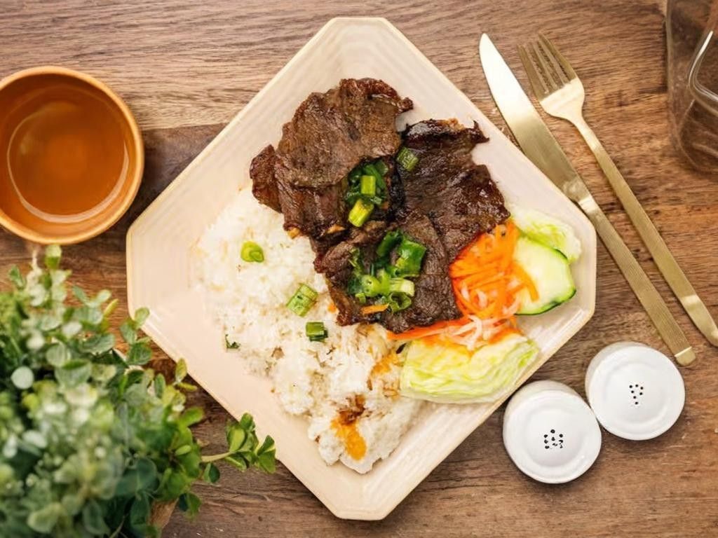C58. Rice w/ Grilled Beef.